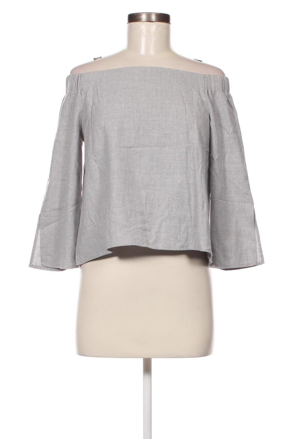 Bluză de femei Zara, Mărime S, Culoare Gri, Preț 65,79 Lei