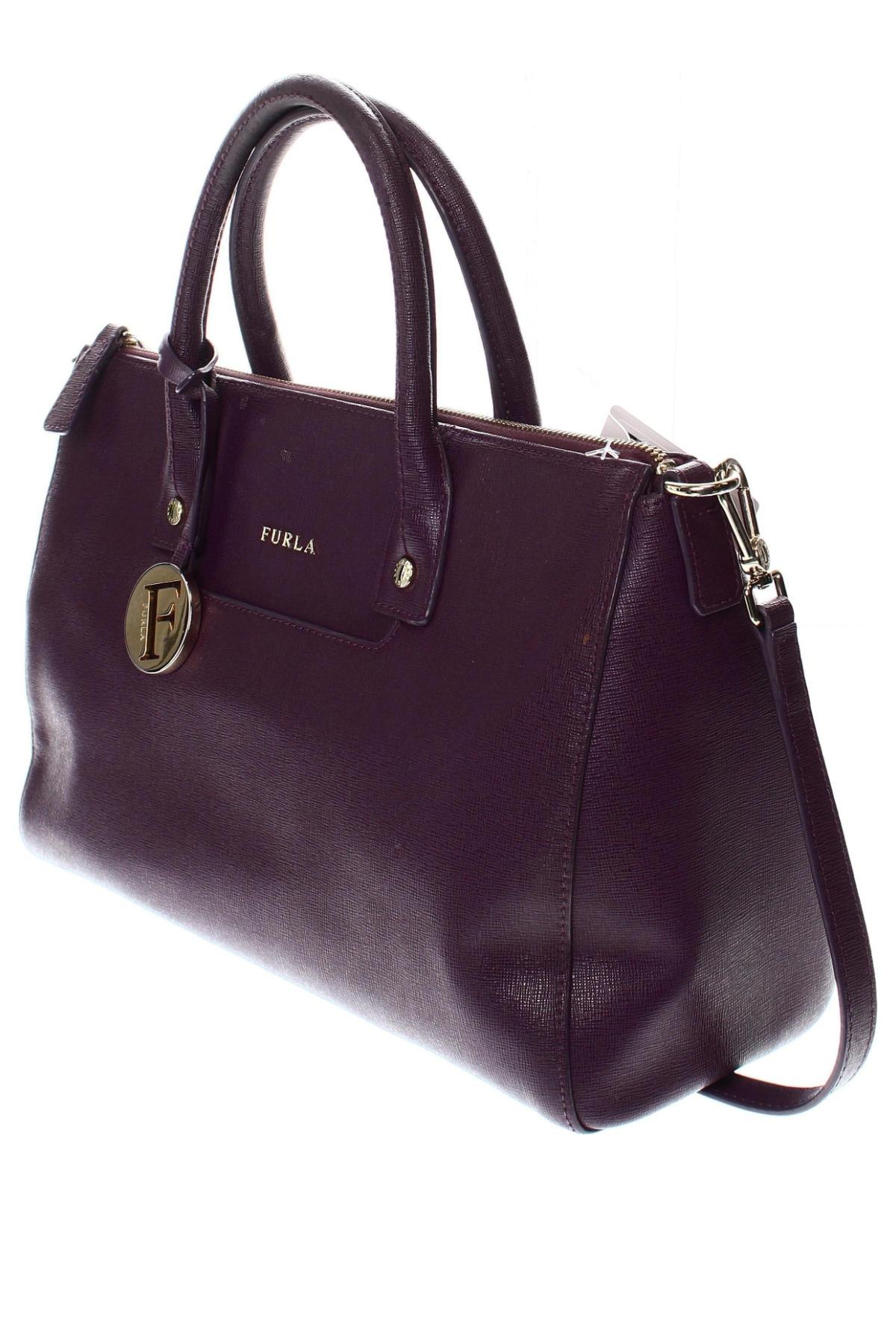 Дамска чанта Furla, Цвят Лилав, Цена 246,75 лв.