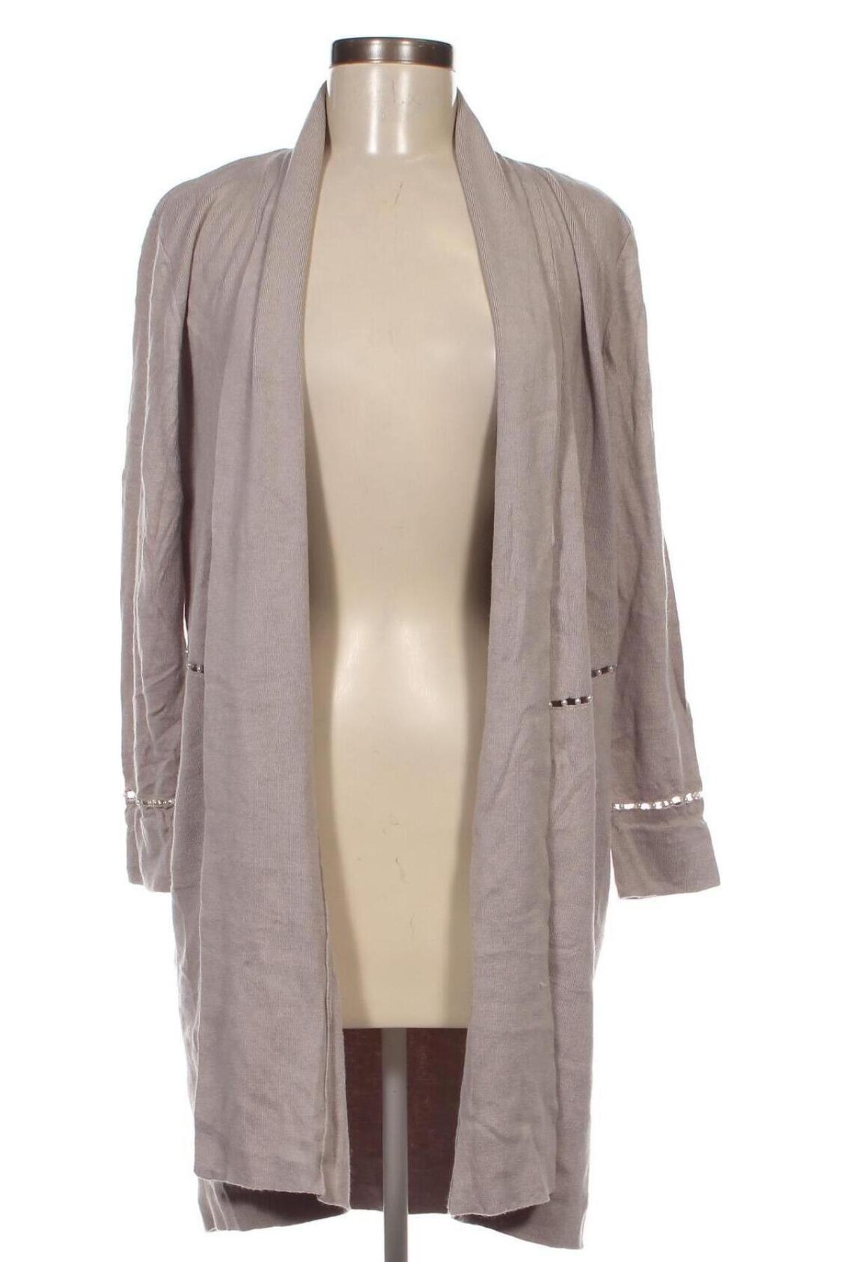 Damen Strickjacke Alba Moda, Größe M, Farbe Grau, Preis 20,18 €