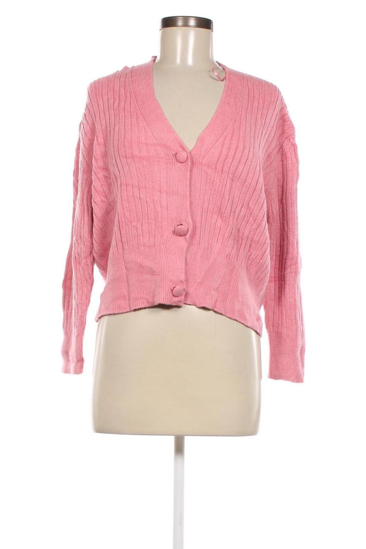 Damen Strickjacke F&F, Größe M, Farbe Rosa, Preis 8,07 €