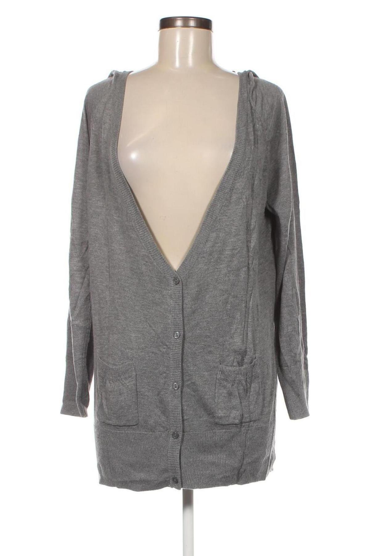 Damen Strickjacke H&M, Größe XL, Farbe Grau, Preis 3,43 €