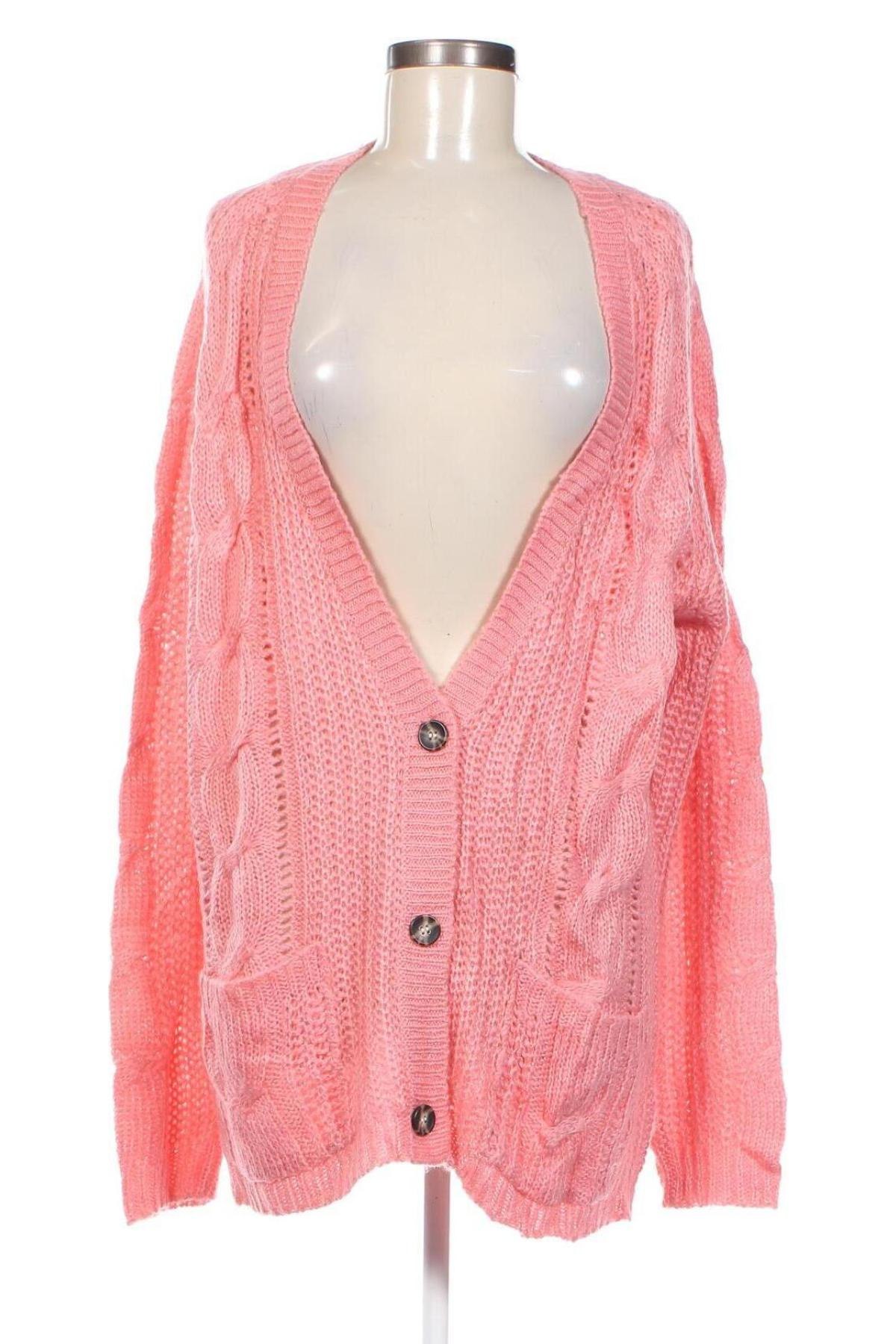Γυναικεία ζακέτα Janina, Μέγεθος XL, Χρώμα Ρόζ , Τιμή 3,59 €