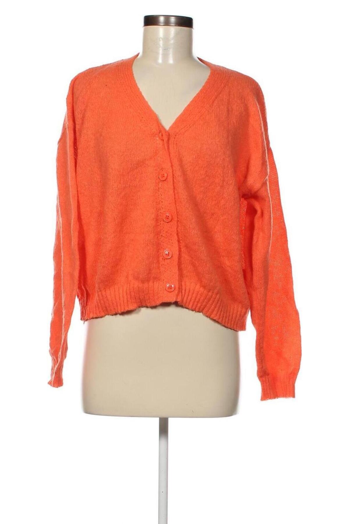 Damen Strickjacke SHEIN, Größe M, Farbe Orange, Preis 3,03 €