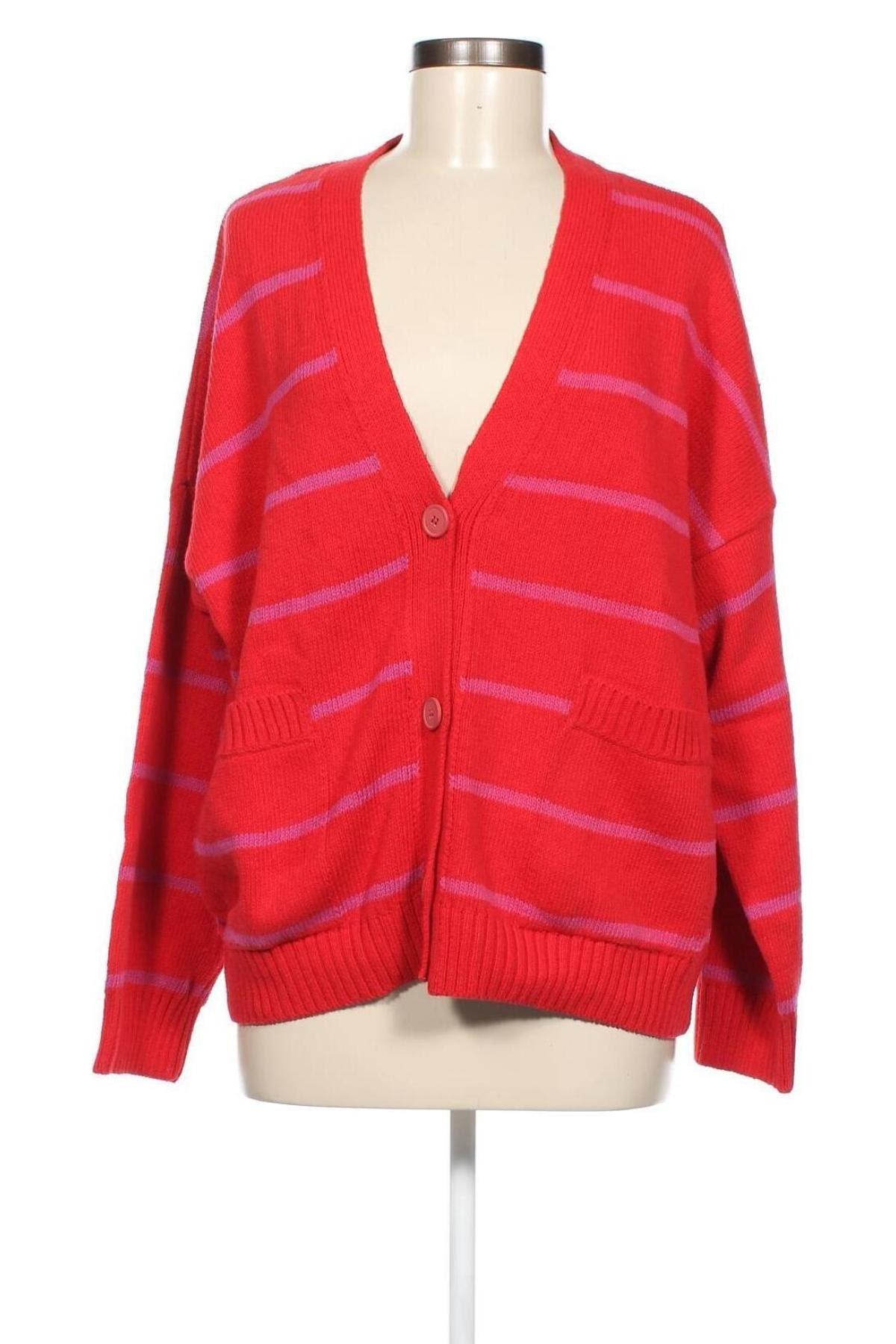 Cardigan de damă United Colors Of Benetton, Mărime XL, Culoare Roșu, Preț 128,78 Lei