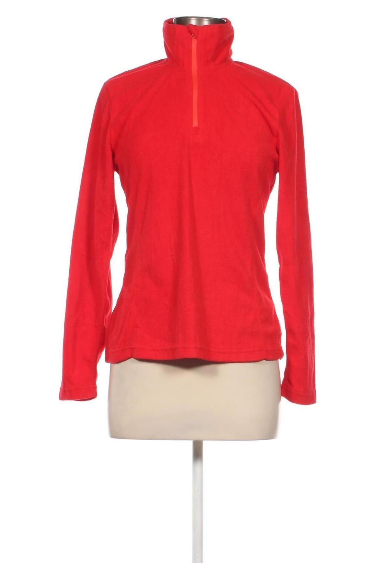 Дамска поларена блуза, Размер S, Цвят Червен, Цена 5,89 лв.