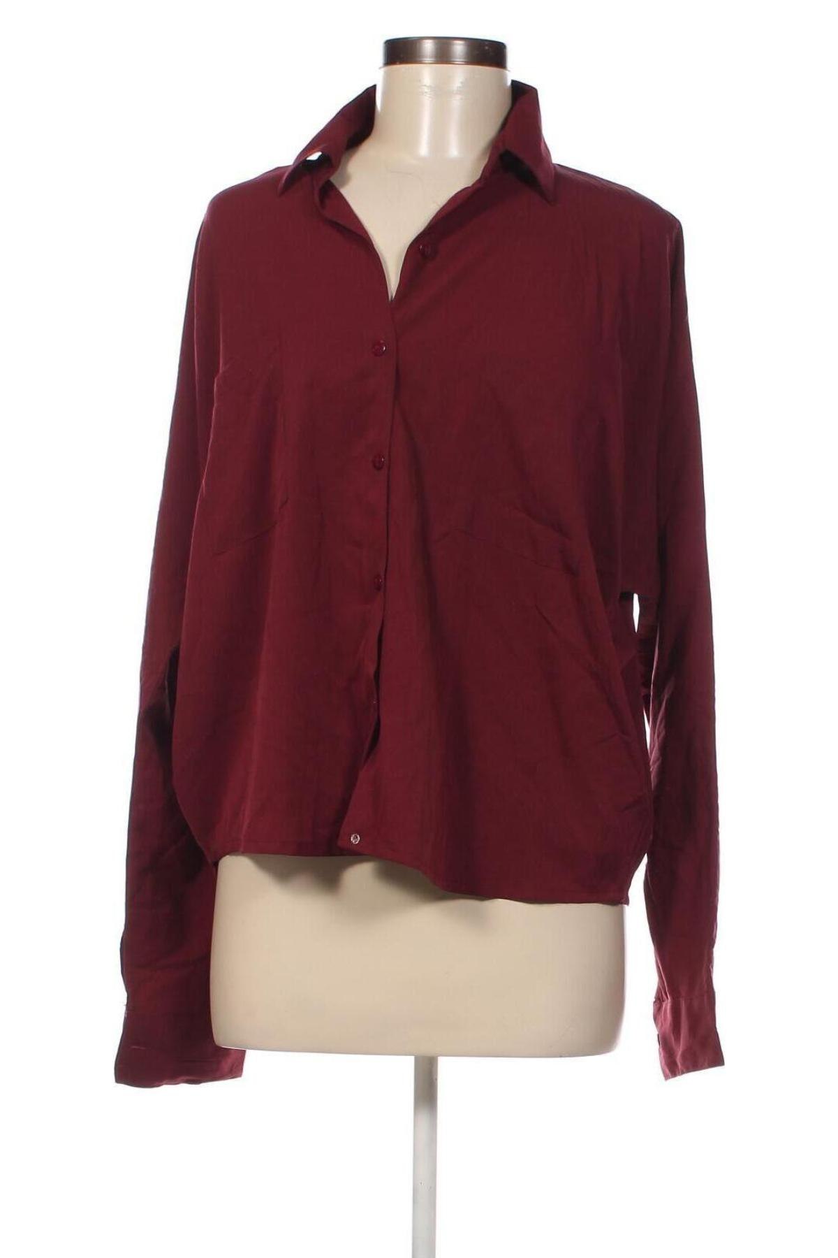 Γυναικείο πουκάμισο Amisu, Μέγεθος XL, Χρώμα Κόκκινο, Τιμή 3,09 €