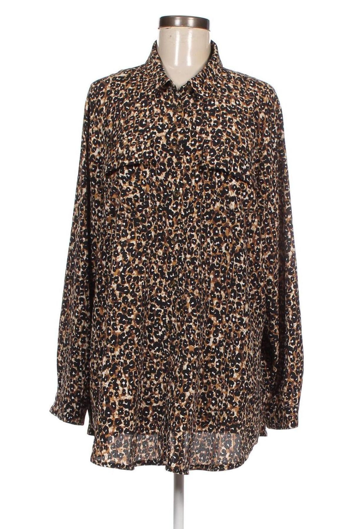 Γυναικείο πουκάμισο Bel&Bo, Μέγεθος 3XL, Χρώμα Πολύχρωμο, Τιμή 13,91 €