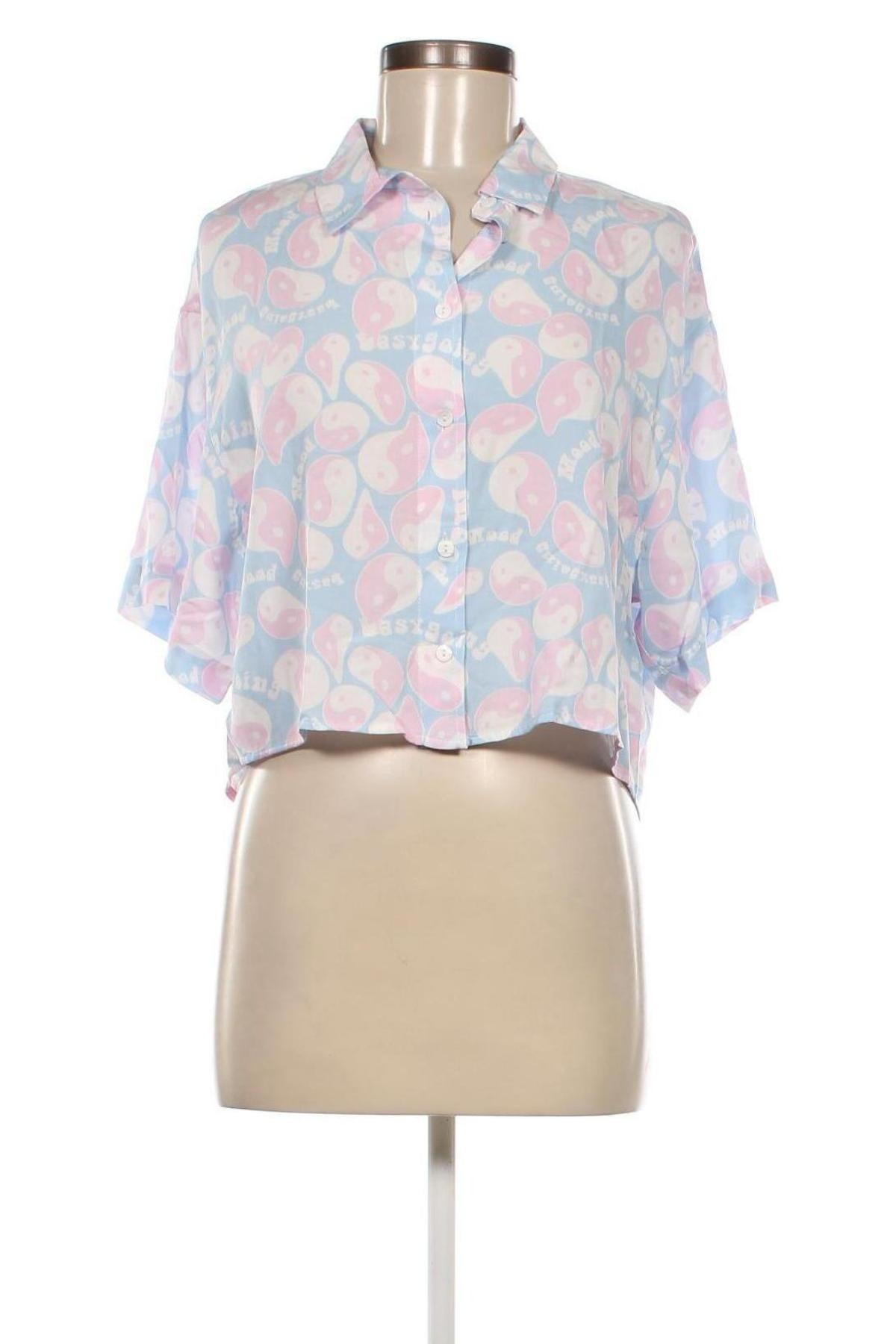Γυναικείο πουκάμισο Bershka, Μέγεθος L, Χρώμα Πολύχρωμο, Τιμή 20,62 €