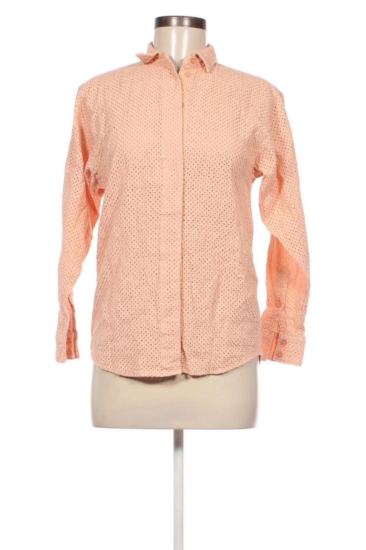 Γυναικείο πουκάμισο CKS, Μέγεθος XS, Χρώμα Πορτοκαλί, Τιμή 3,36 €