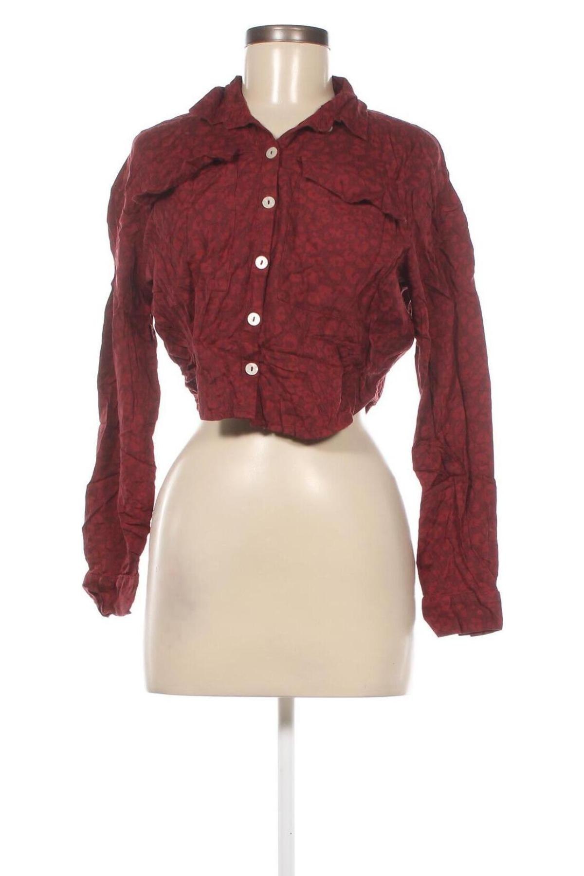 Damenbluse Clockhouse, Größe M, Farbe Rot, Preis € 3,65