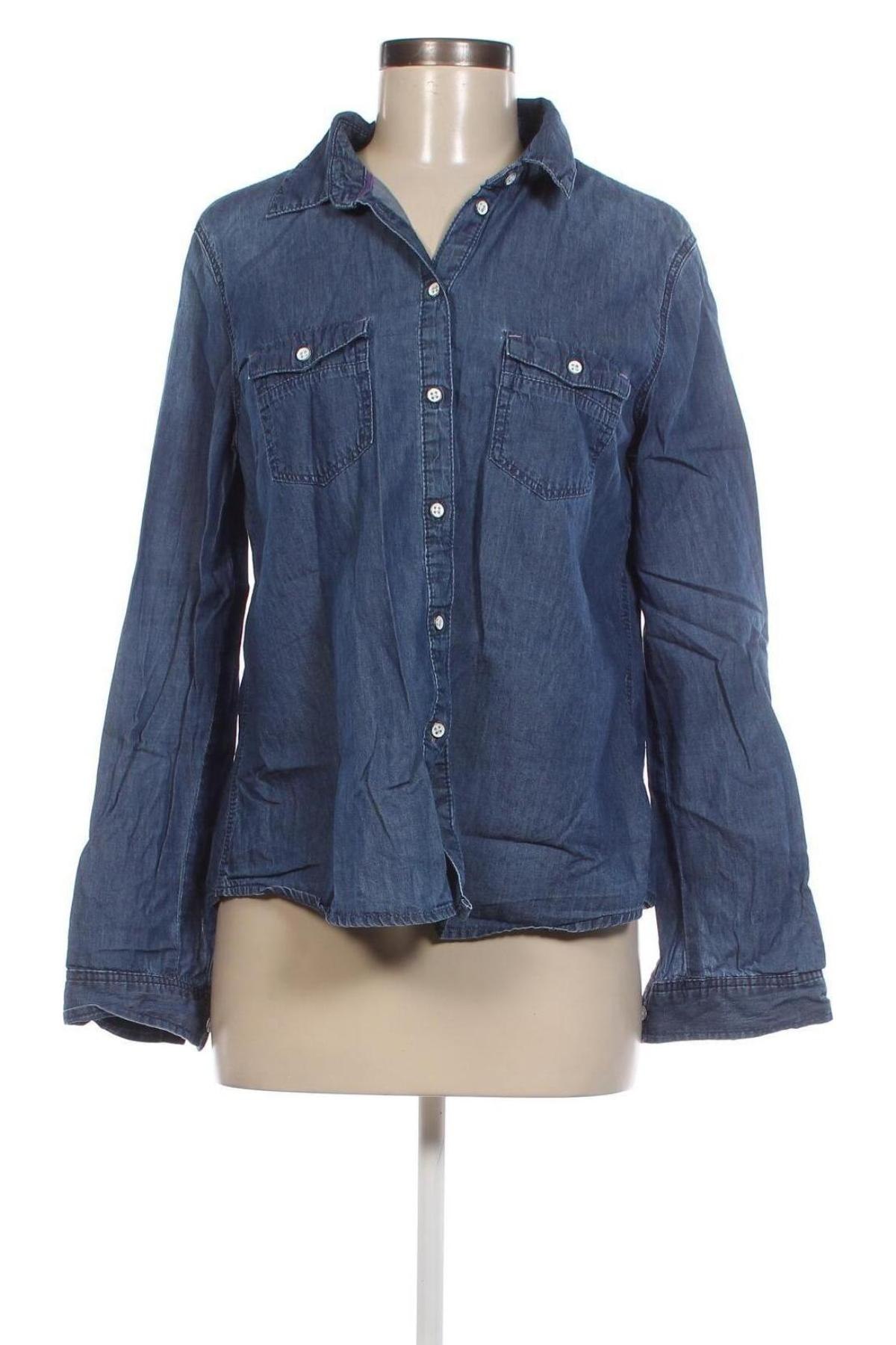 Γυναικείο πουκάμισο Clockhouse, Μέγεθος S, Χρώμα Μπλέ, Τιμή 3,96 €