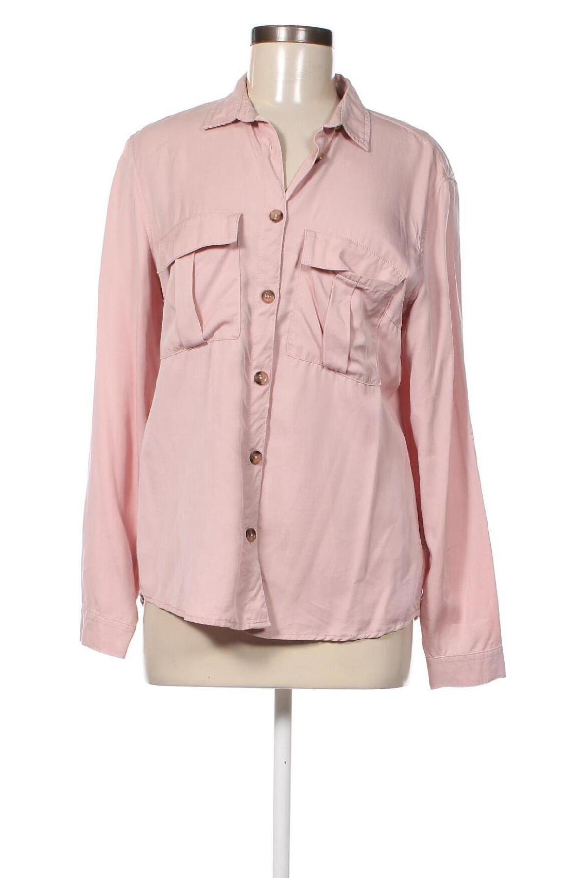 Дамска риза Cropp, Размер M, Цвят Розов, Цена 24,00 лв.
