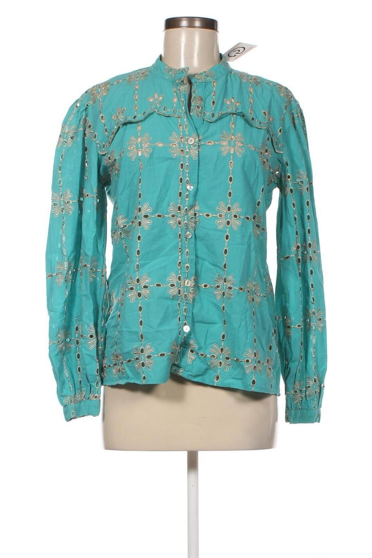 Γυναικείο πουκάμισο Dixie, Μέγεθος S, Χρώμα Μπλέ, Τιμή 16,70 €