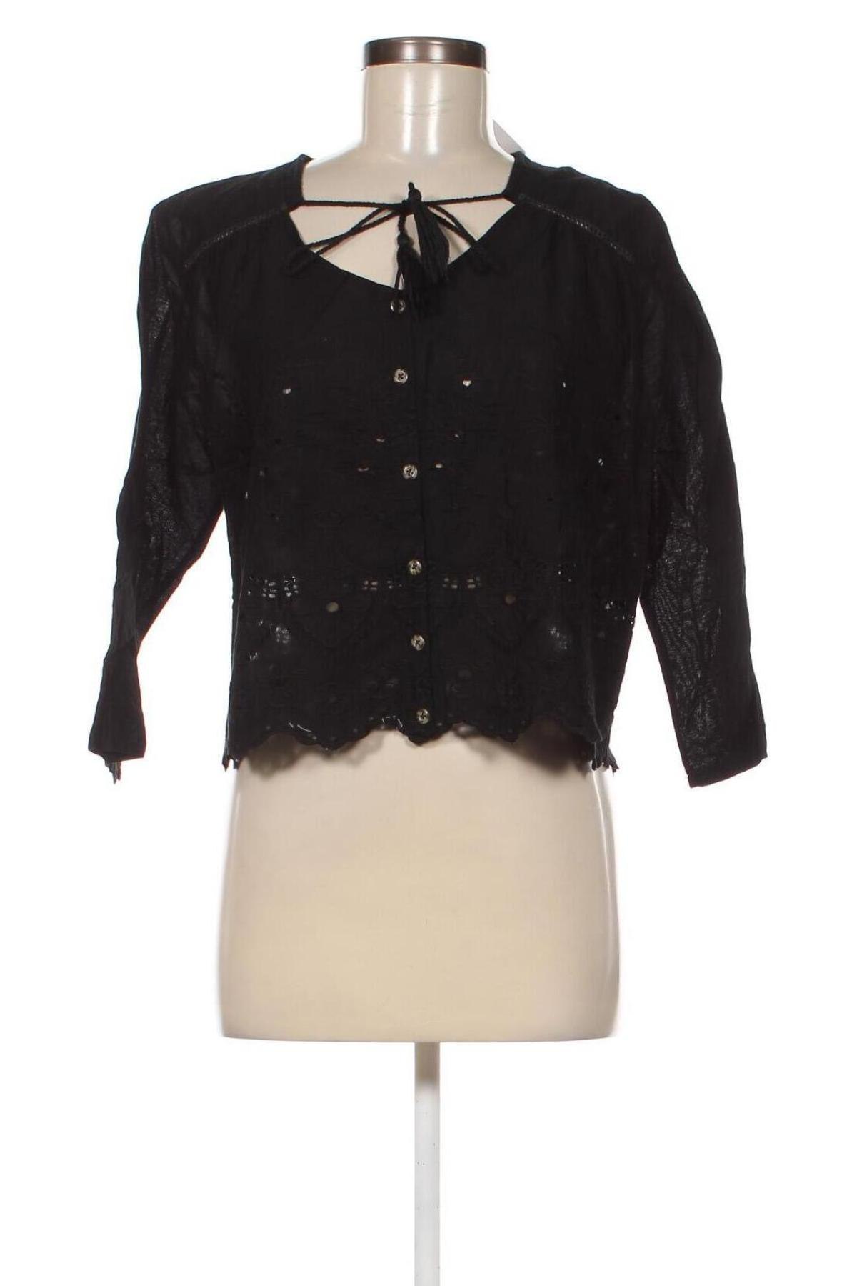 Γυναικείο πουκάμισο Eight2Nine, Μέγεθος L, Χρώμα Μαύρο, Τιμή 5,64 €