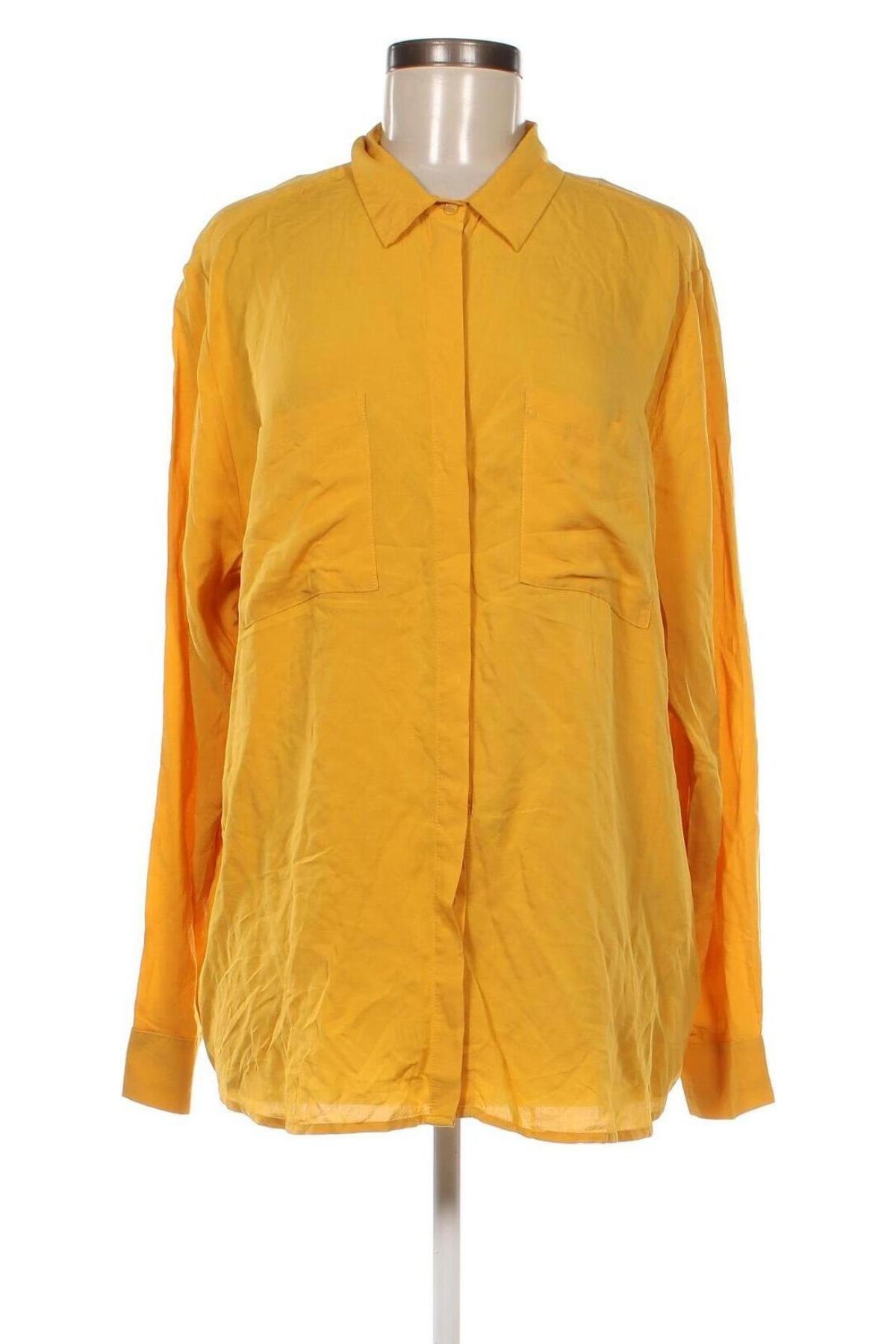 Γυναικείο πουκάμισο Flame, Μέγεθος XXL, Χρώμα Κίτρινο, Τιμή 13,91 €