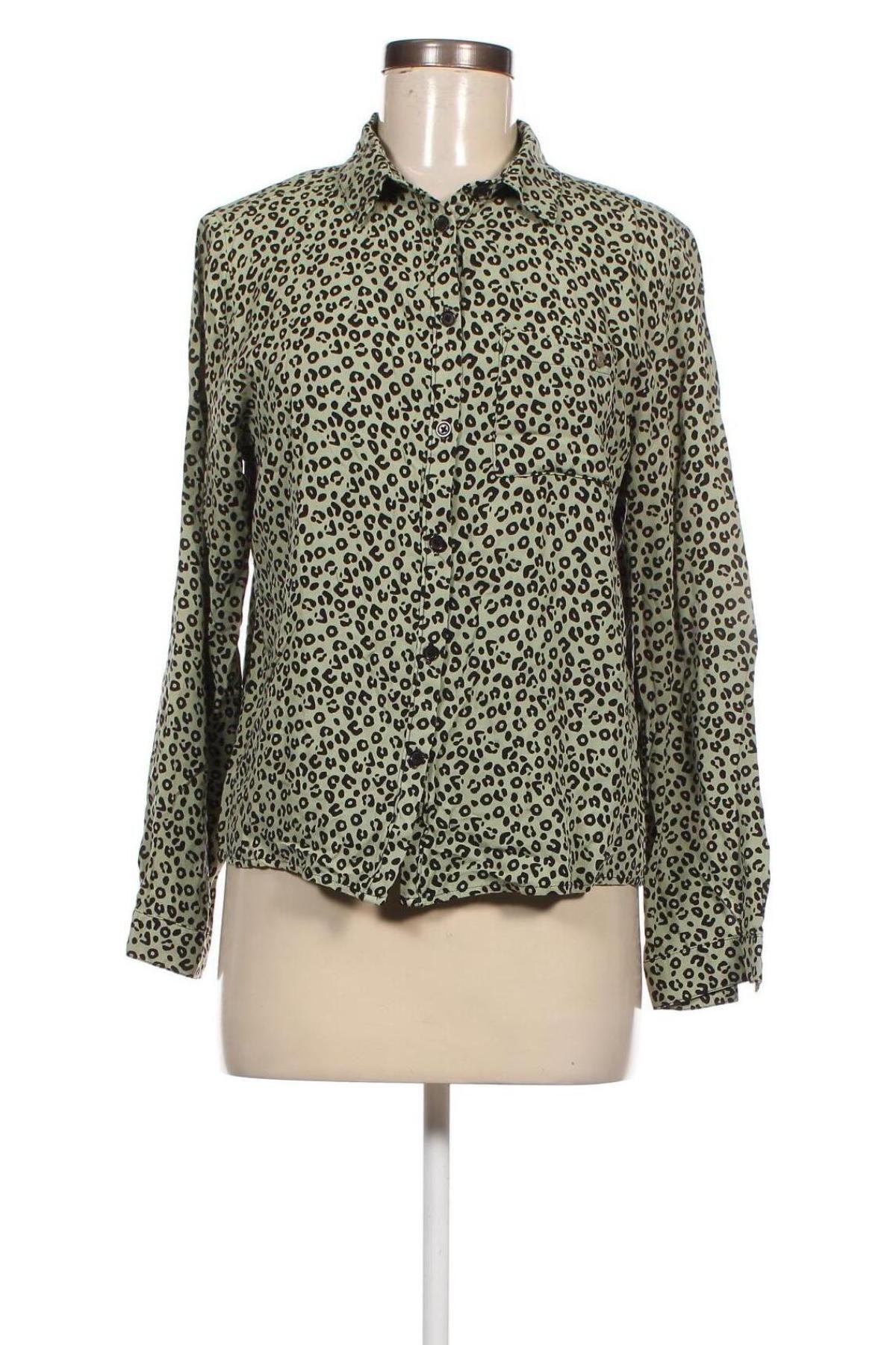 Γυναικείο πουκάμισο Groggy, Μέγεθος M, Χρώμα Πράσινο, Τιμή 2,63 €
