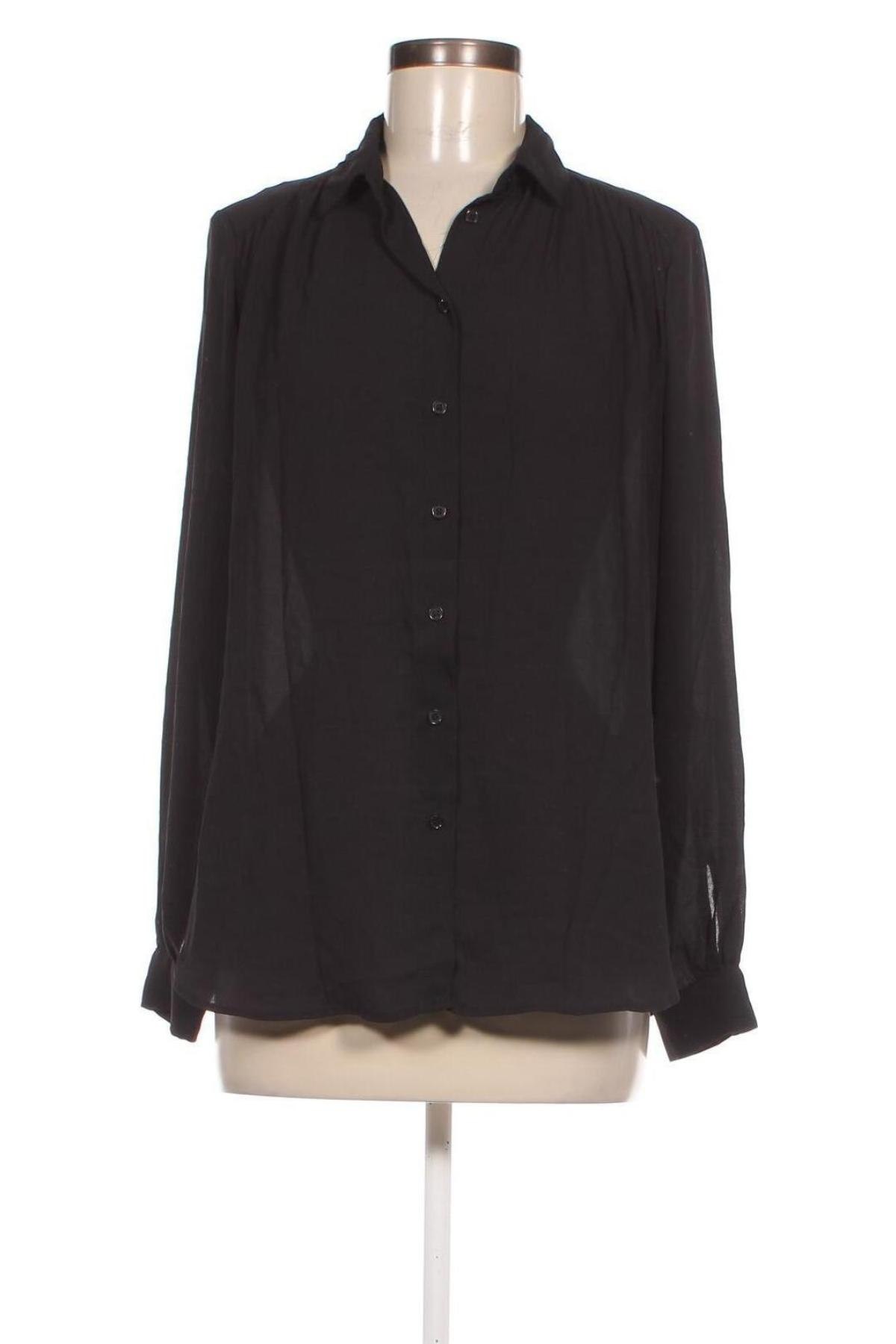 Дамска риза H&M, Размер M, Цвят Черен, Цена 6,00 лв.