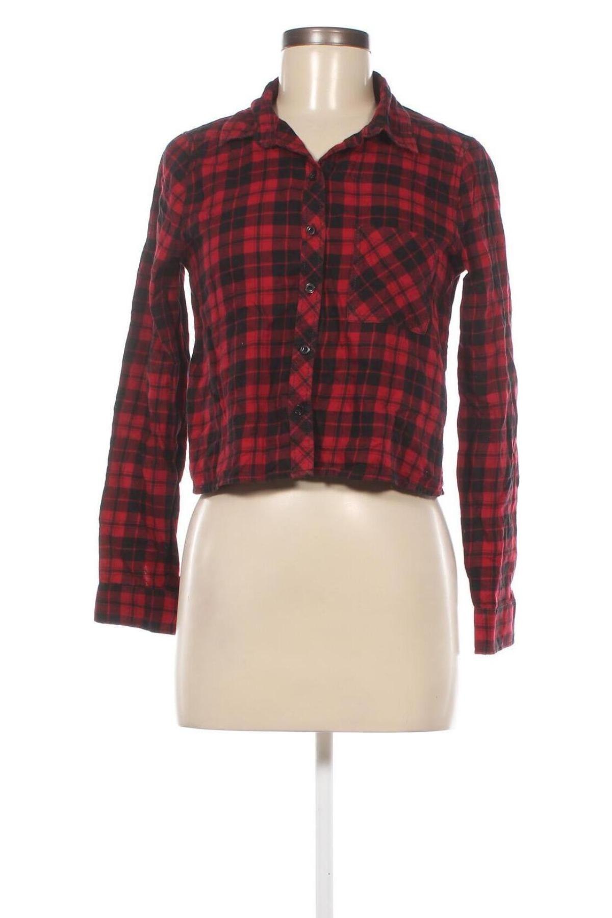 Γυναικείο πουκάμισο H&M Divided, Μέγεθος XS, Χρώμα Πολύχρωμο, Τιμή 1,86 €