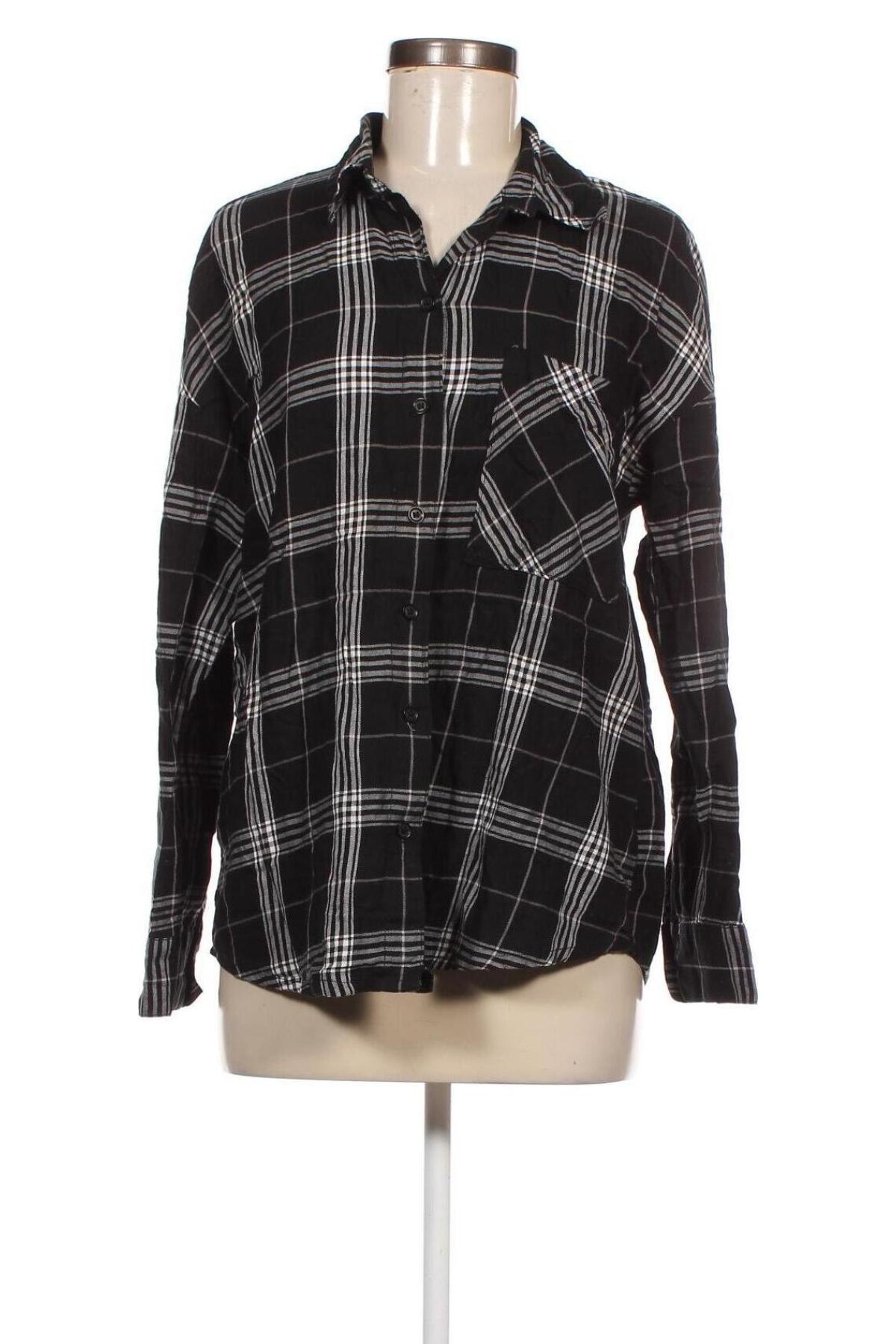 Γυναικείο πουκάμισο H&M Divided, Μέγεθος L, Χρώμα Μαύρο, Τιμή 2,63 €