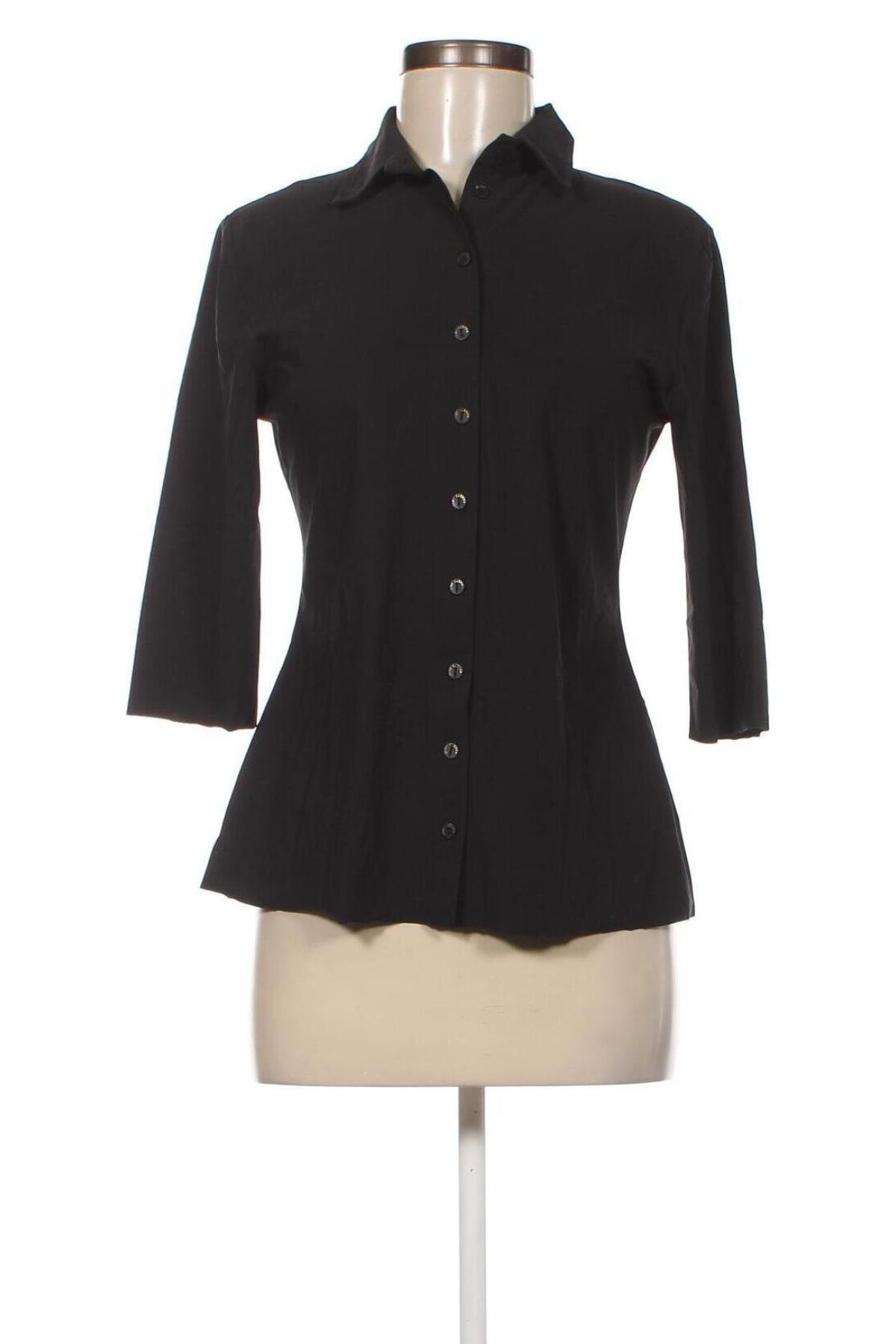 Дамска риза Jane Lushka, Размер M, Цвят Черен, Цена 8,40 лв.