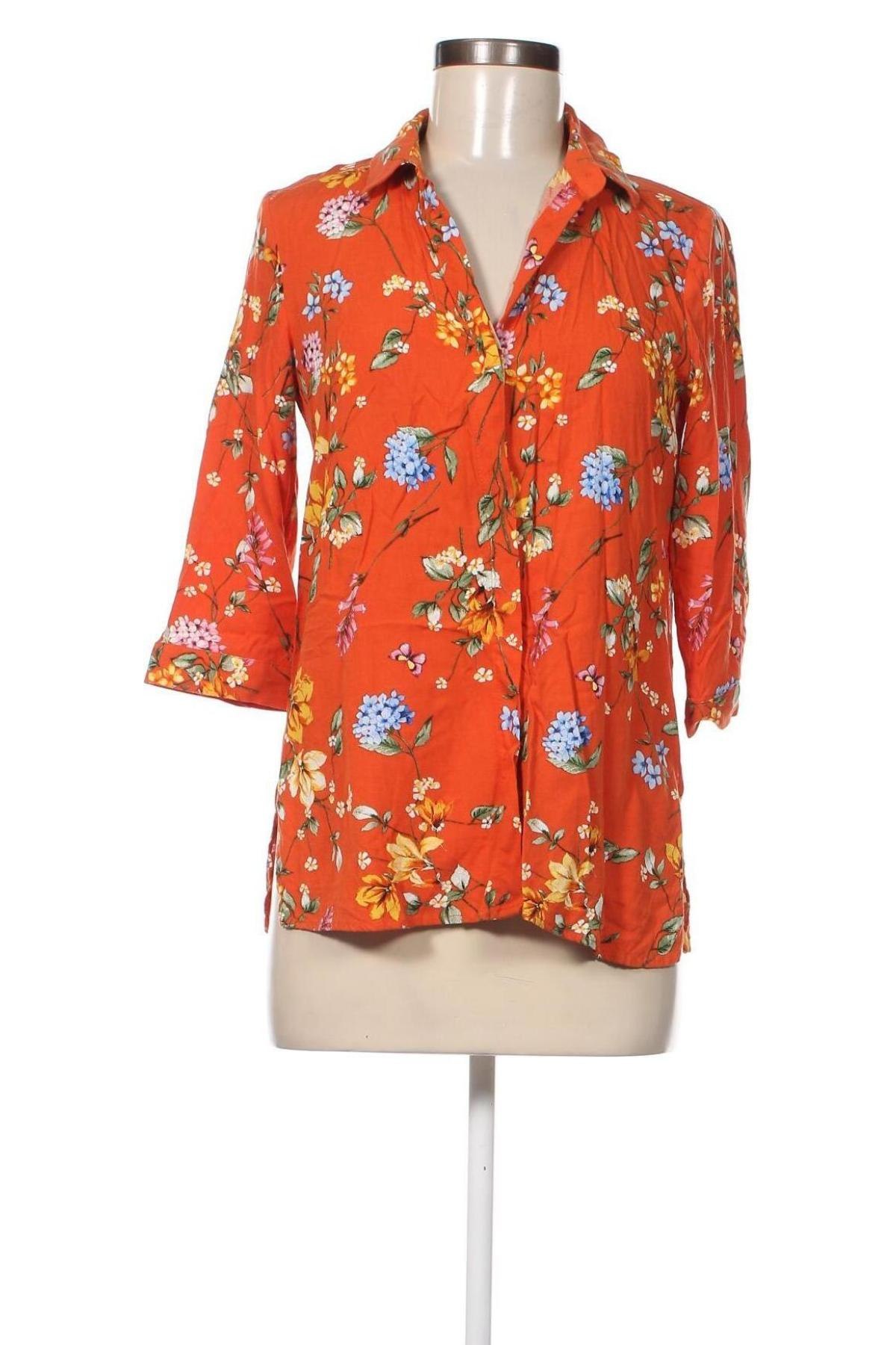 Γυναικείο πουκάμισο Koton, Μέγεθος XS, Χρώμα Πορτοκαλί, Τιμή 10,23 €