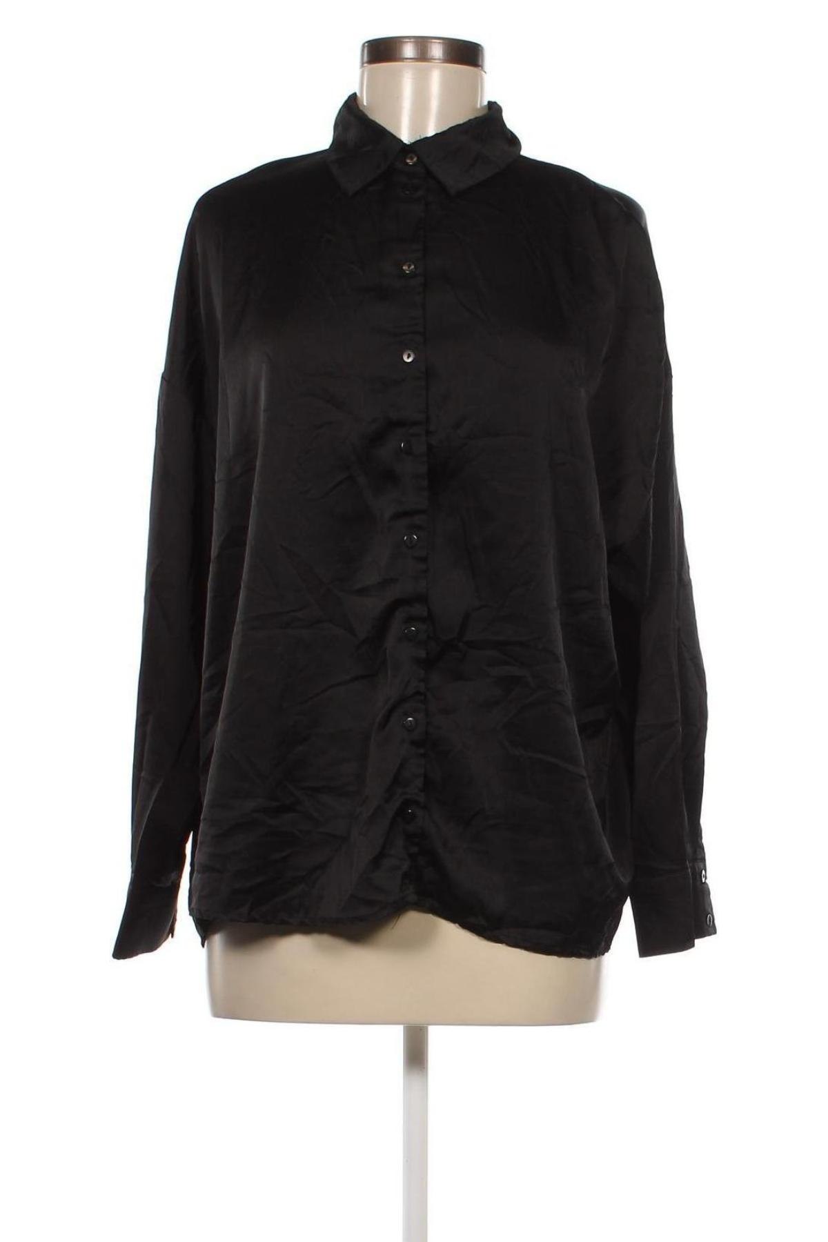 Дамска риза Koton, Размер L, Цвят Черен, Цена 5,10 лв.