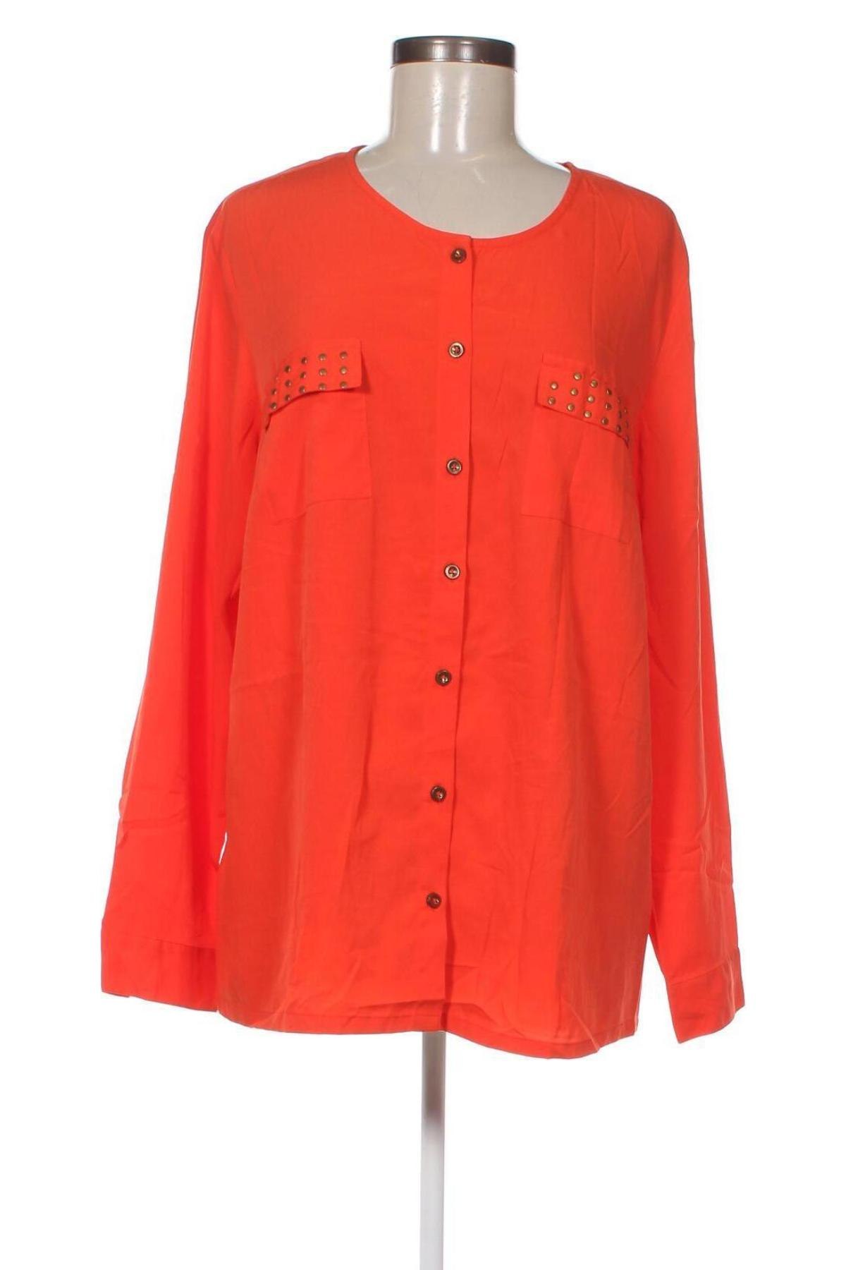 Γυναικείο πουκάμισο Laura Kent, Μέγεθος M, Χρώμα Πορτοκαλί, Τιμή 2,47 €
