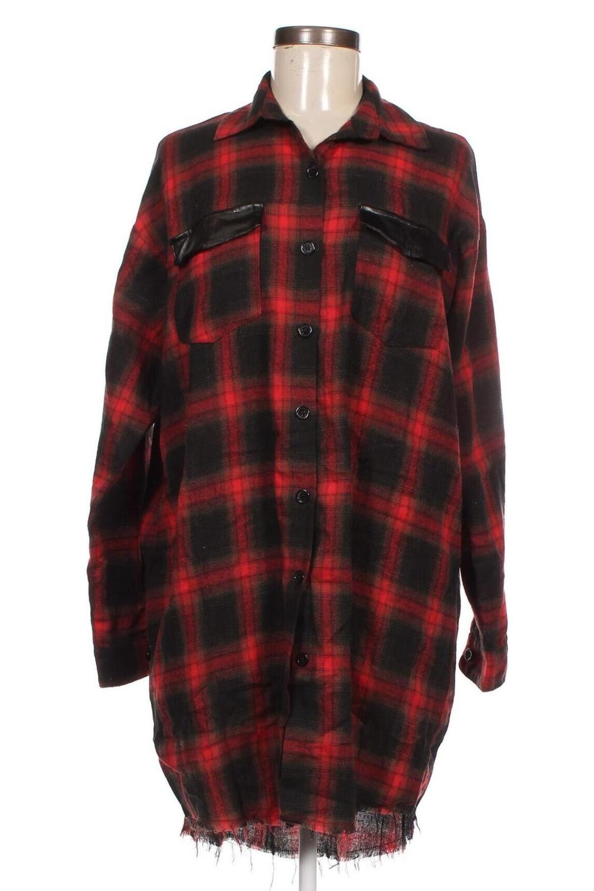 Γυναικείο πουκάμισο Missguided, Μέγεθος S, Χρώμα Κόκκινο, Τιμή 3,09 €