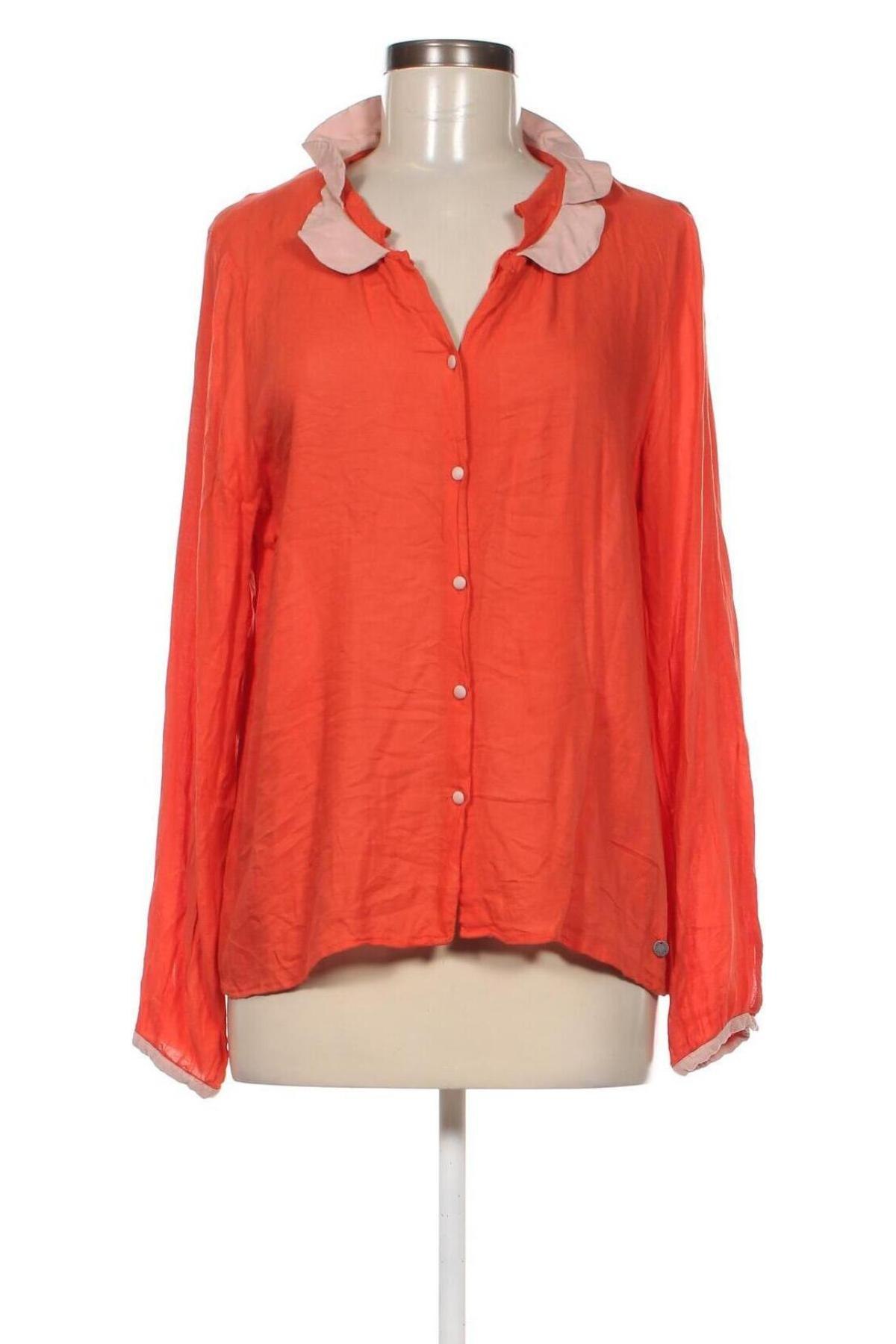 Γυναικείο πουκάμισο Numph, Μέγεθος M, Χρώμα Πορτοκαλί, Τιμή 13,88 €