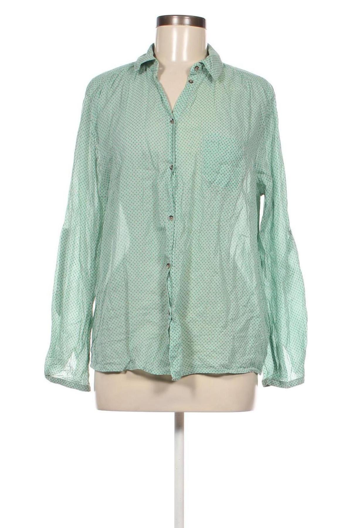 Дамска риза Opus Ros, Размер M, Цвят Зелен, Цена 8,75 лв.