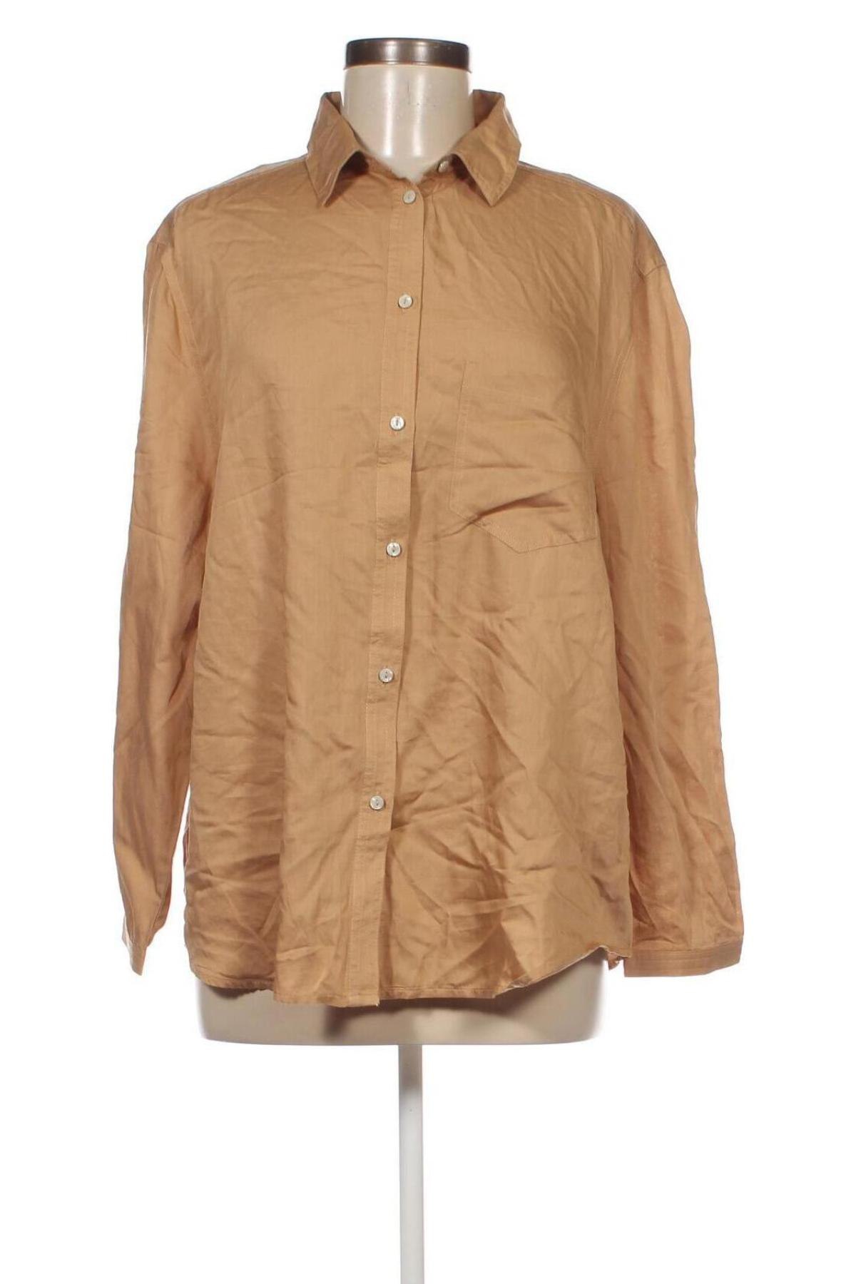 Γυναικείο πουκάμισο Primark, Μέγεθος XL, Χρώμα  Μπέζ, Τιμή 5,41 €