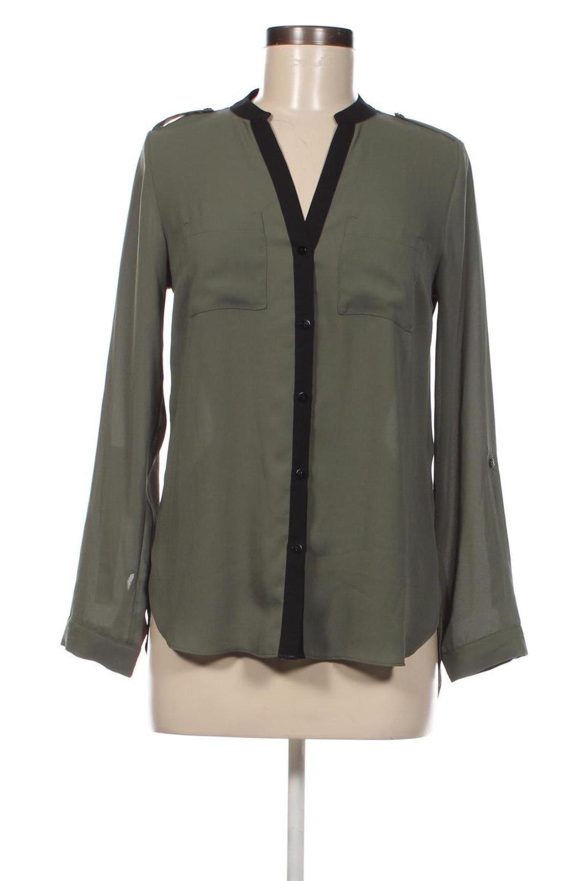 Γυναικείο πουκάμισο Primark, Μέγεθος XS, Χρώμα Πράσινο, Τιμή 15,46 €