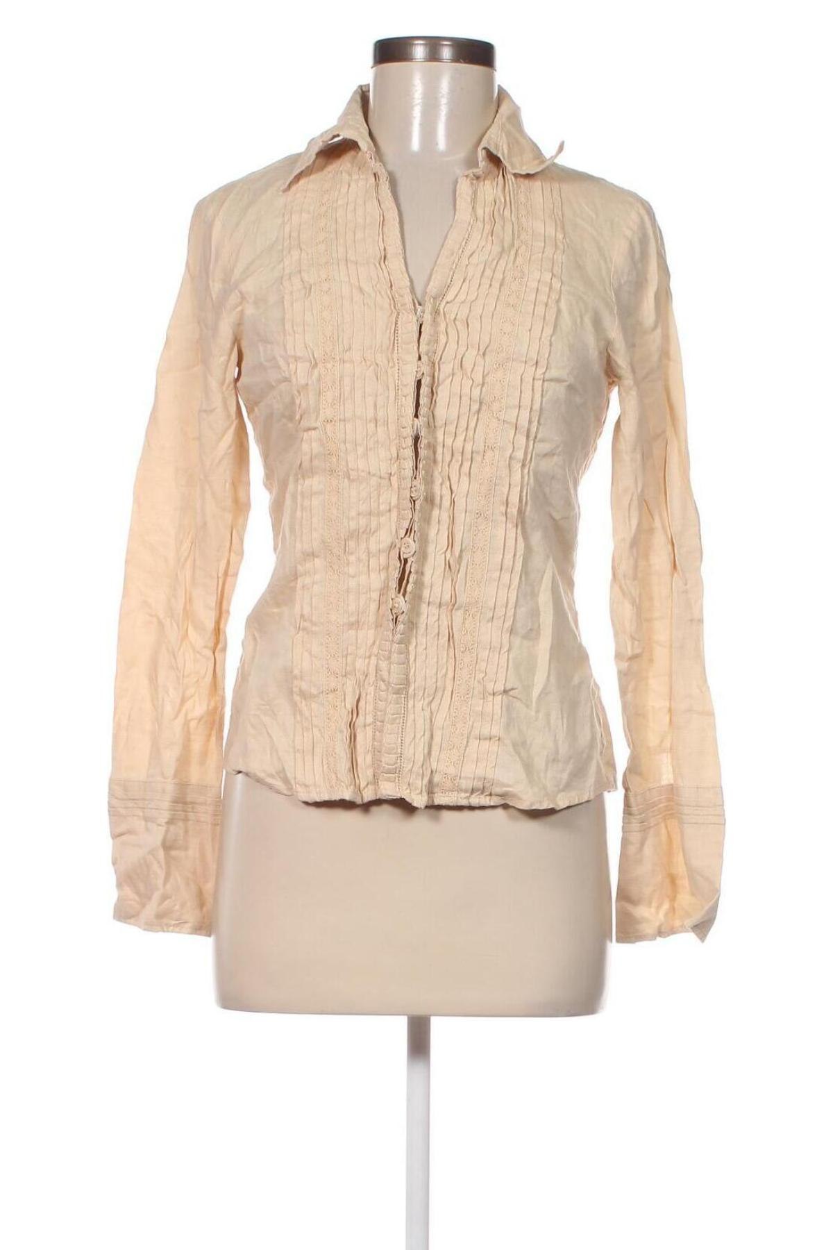 Γυναικείο πουκάμισο Public, Μέγεθος S, Χρώμα  Μπέζ, Τιμή 3,40 €