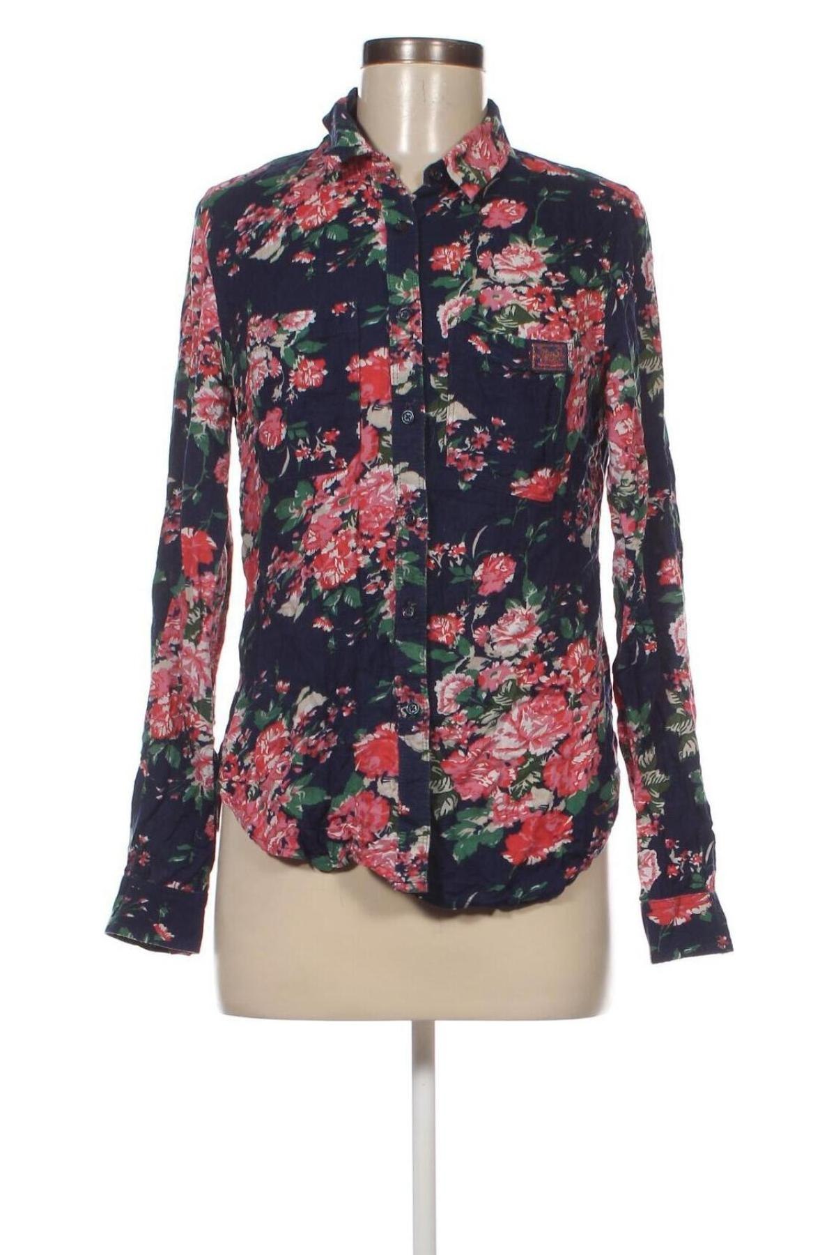 Γυναικείο πουκάμισο Superdry, Μέγεθος M, Χρώμα Πολύχρωμο, Τιμή 17,32 €