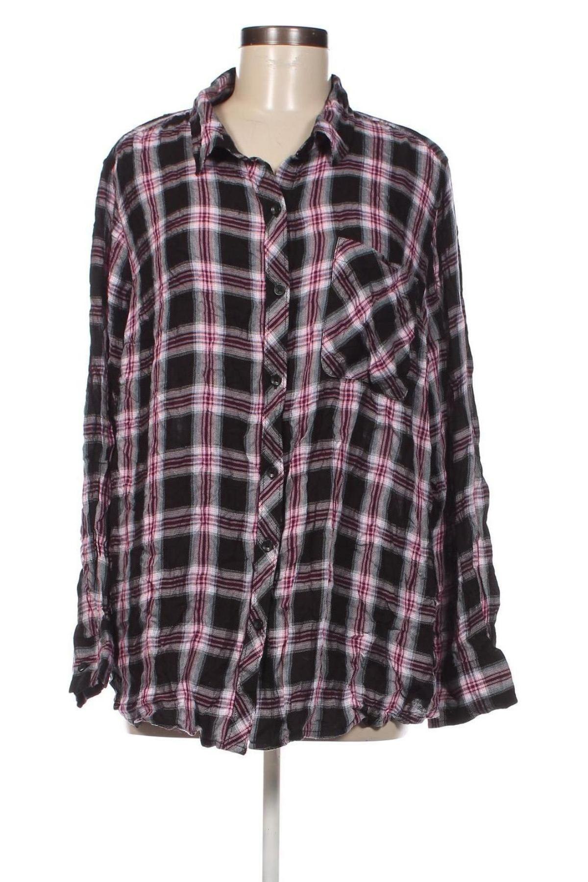 Γυναικείο πουκάμισο Terra & Sky, Μέγεθος XXL, Χρώμα Πολύχρωμο, Τιμή 15,46 €