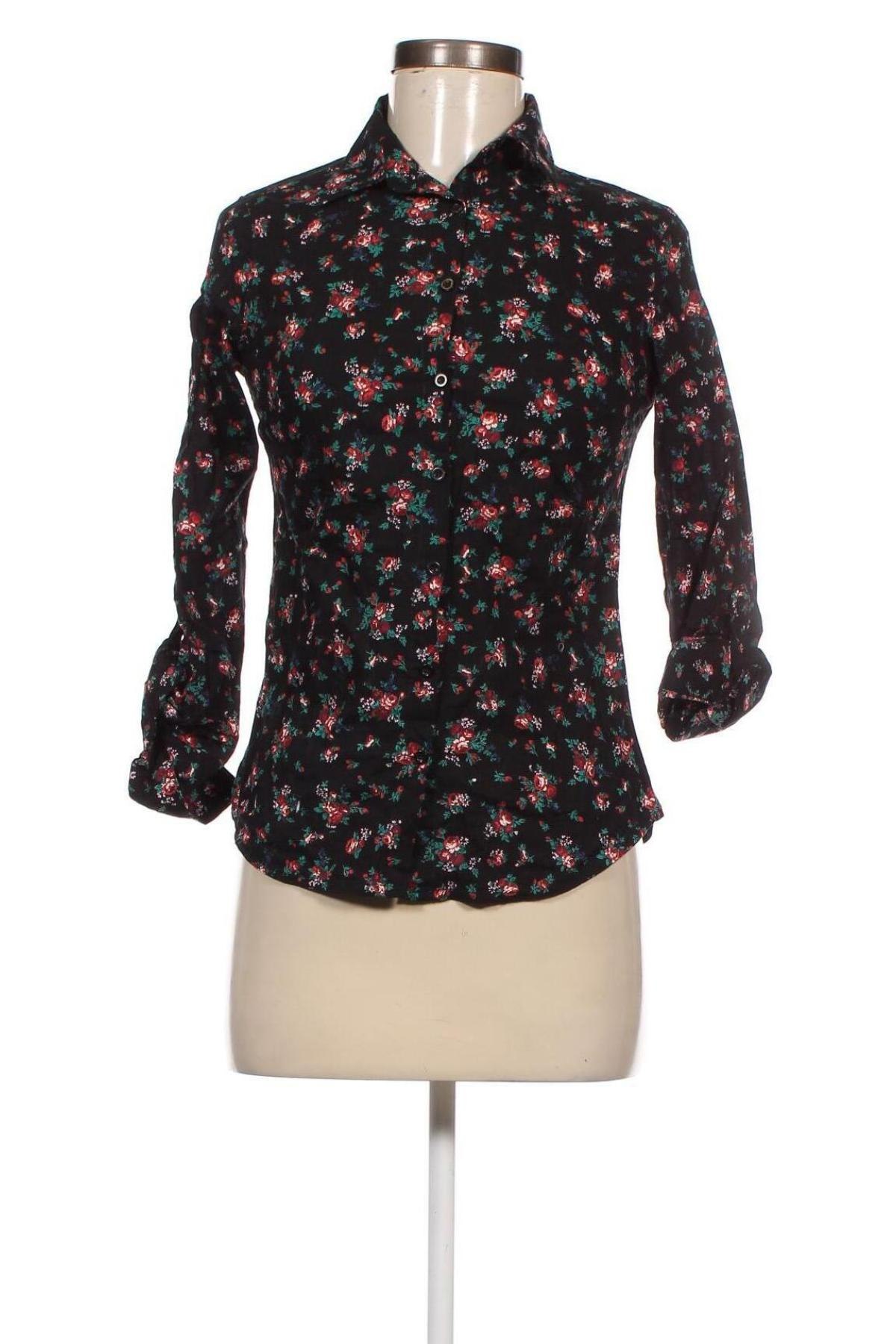 Γυναικείο πουκάμισο Terranova, Μέγεθος XS, Χρώμα Μαύρο, Τιμή 2,32 €