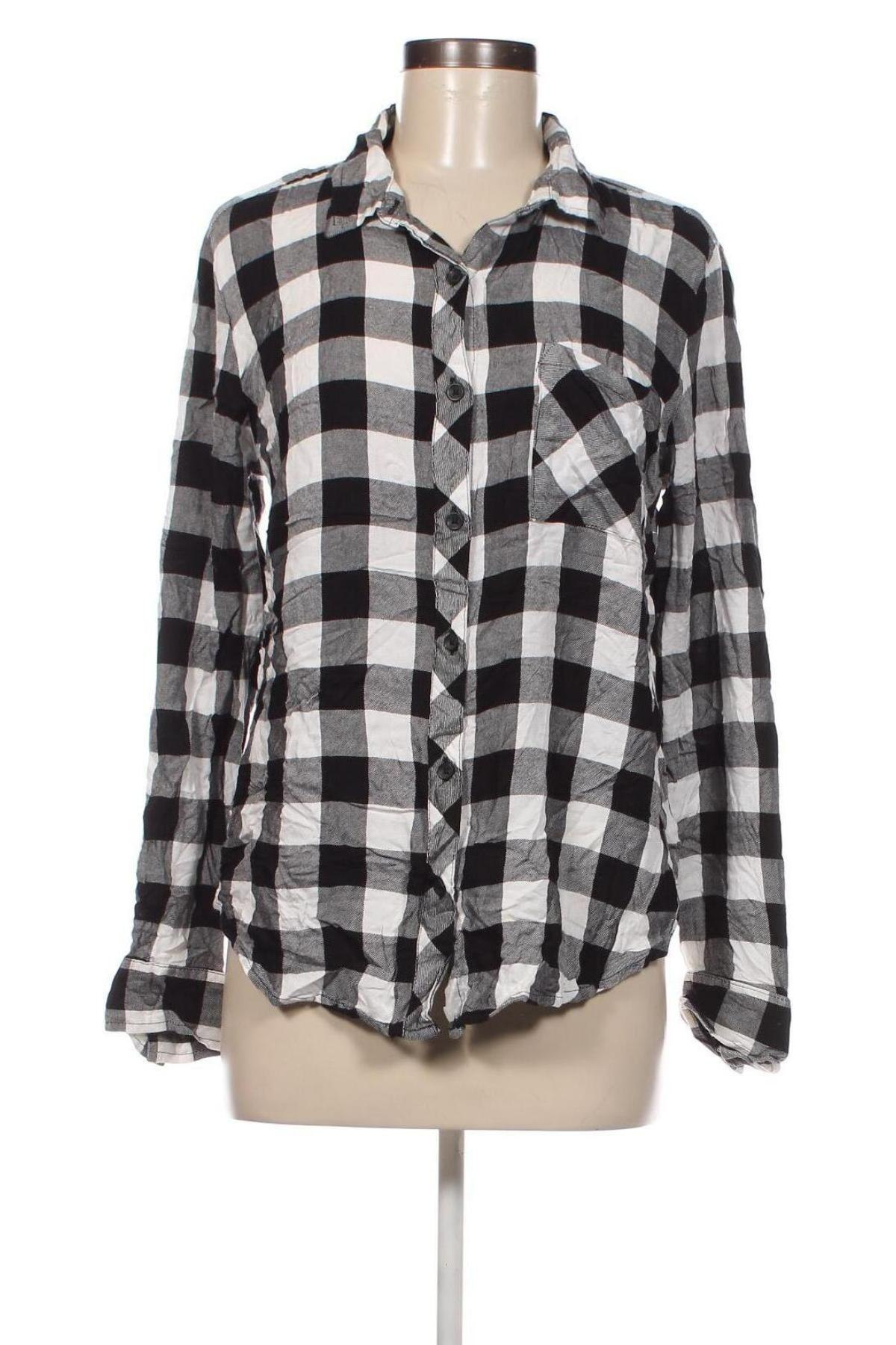 Γυναικείο πουκάμισο Time and tru, Μέγεθος M, Χρώμα Πολύχρωμο, Τιμή 3,25 €