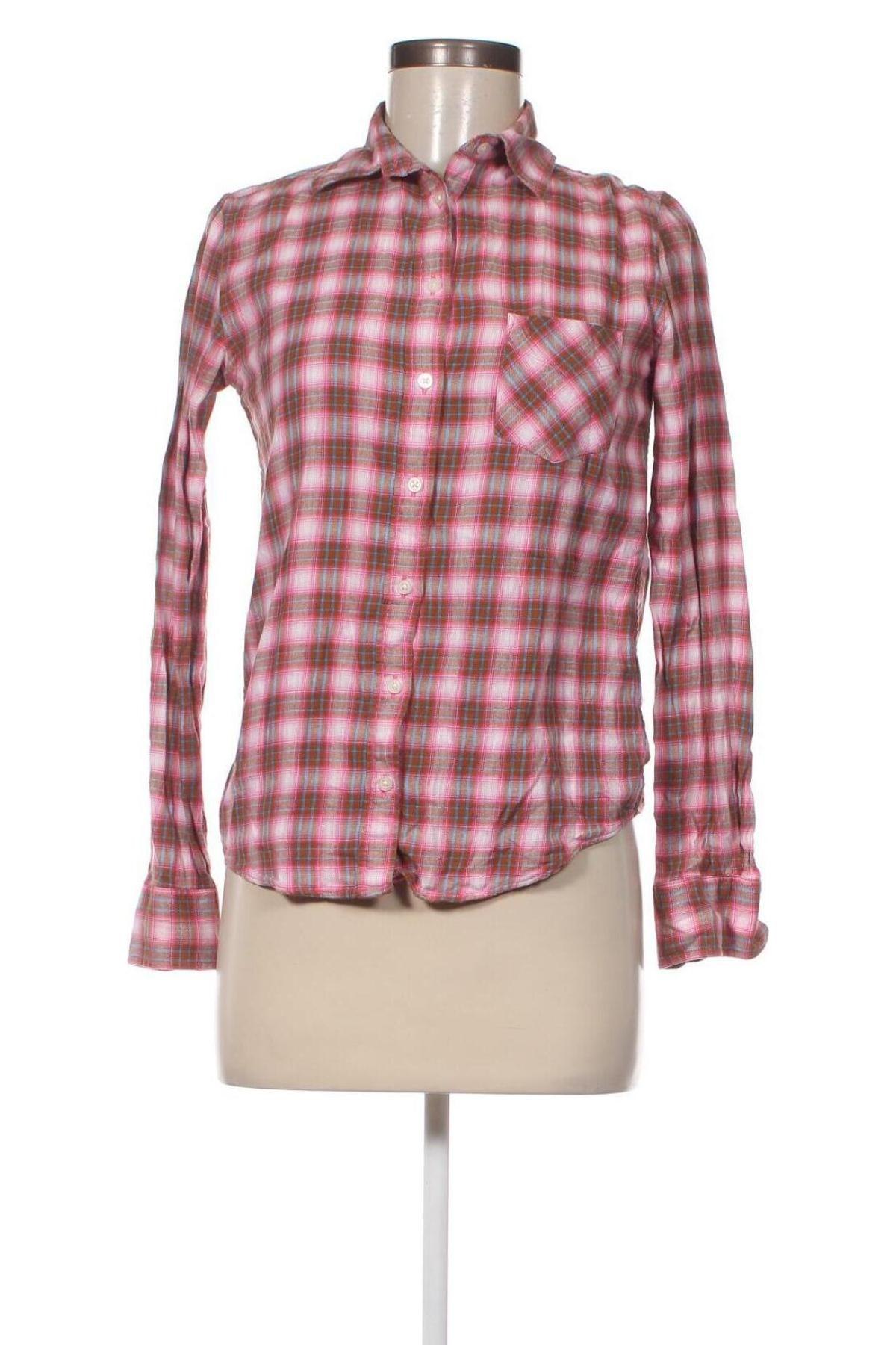 Γυναικείο πουκάμισο Uniqlo, Μέγεθος XS, Χρώμα Πολύχρωμο, Τιμή 3,91 €