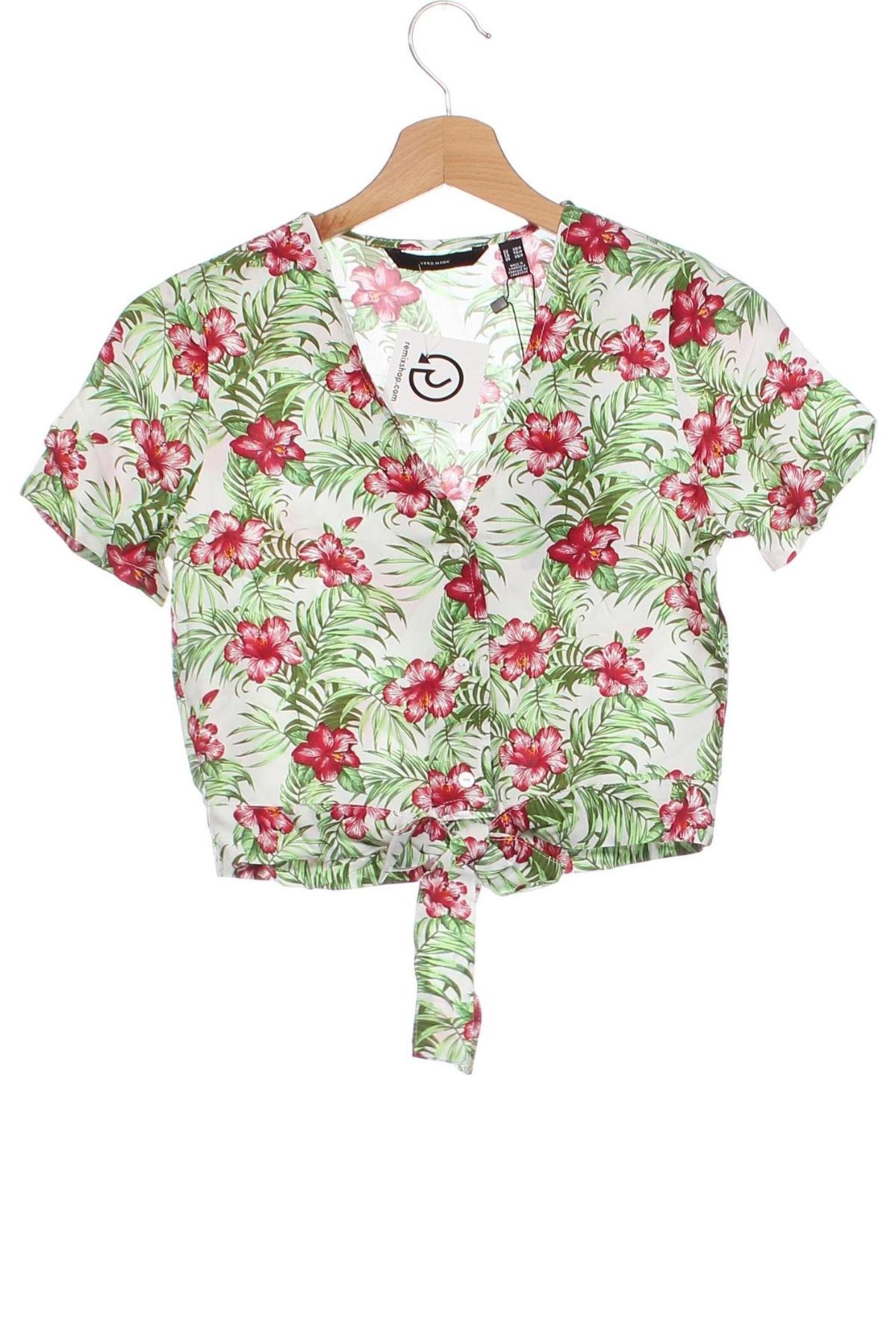 Γυναικείο πουκάμισο Vero Moda, Μέγεθος XS, Χρώμα Πολύχρωμο, Τιμή 20,62 €