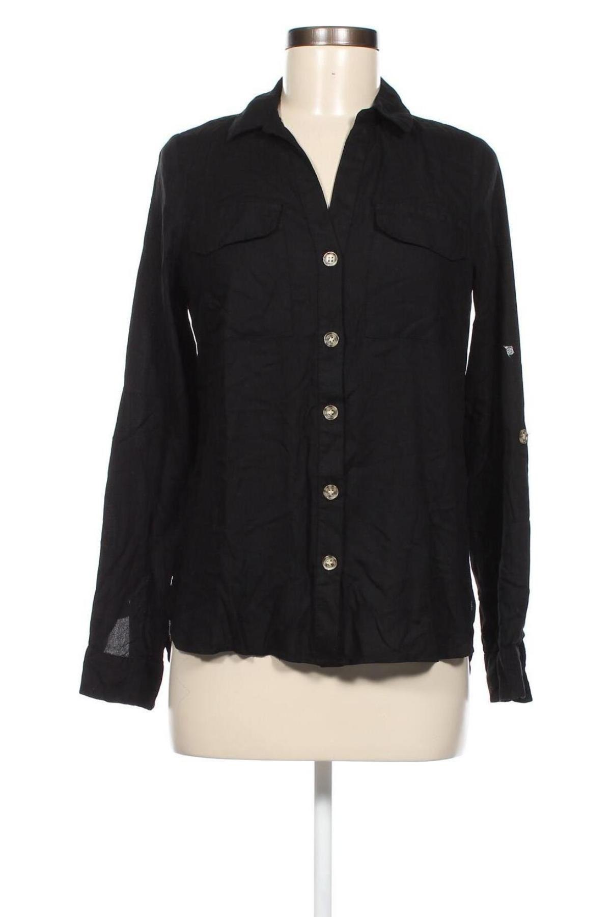 Γυναικείο πουκάμισο Vero Moda, Μέγεθος XS, Χρώμα Μαύρο, Τιμή 7,01 €