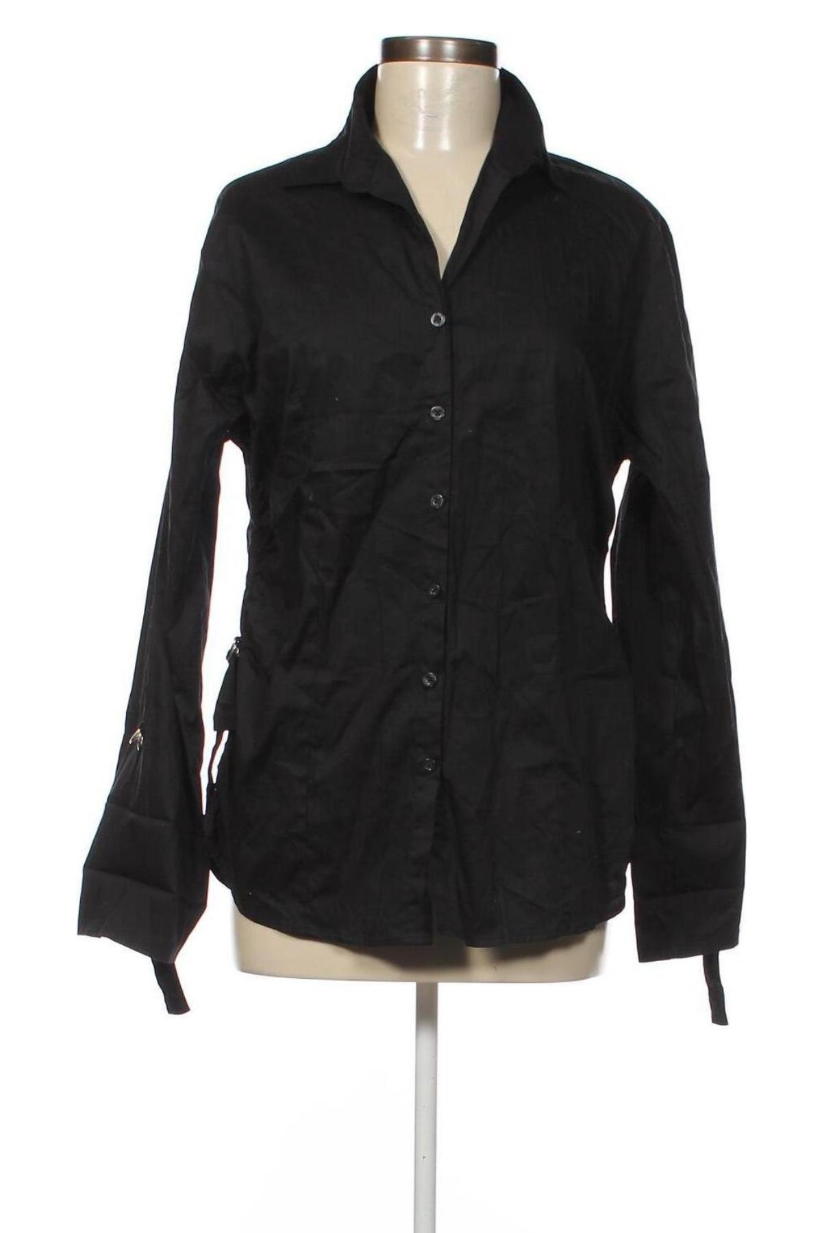 Γυναικείο πουκάμισο X-Mail, Μέγεθος M, Χρώμα Μαύρο, Τιμή 2,94 €