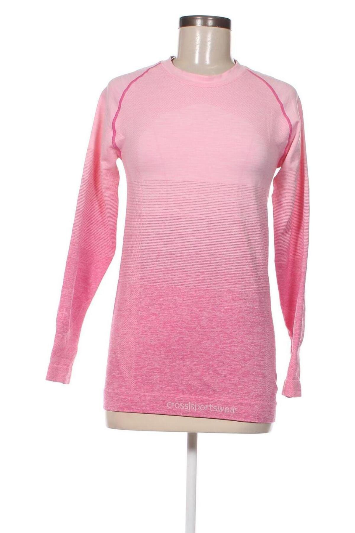 Damska sportowa bluzka Cross Sportswear, Rozmiar XL, Kolor Różowy, Cena 69,60 zł