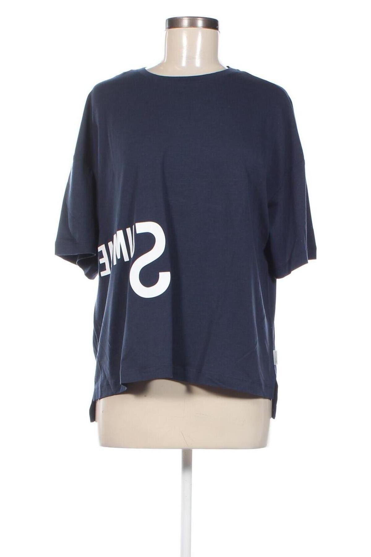 Γυναικείο t-shirt Betty & Co, Μέγεθος L, Χρώμα Μπλέ, Τιμή 21,83 €