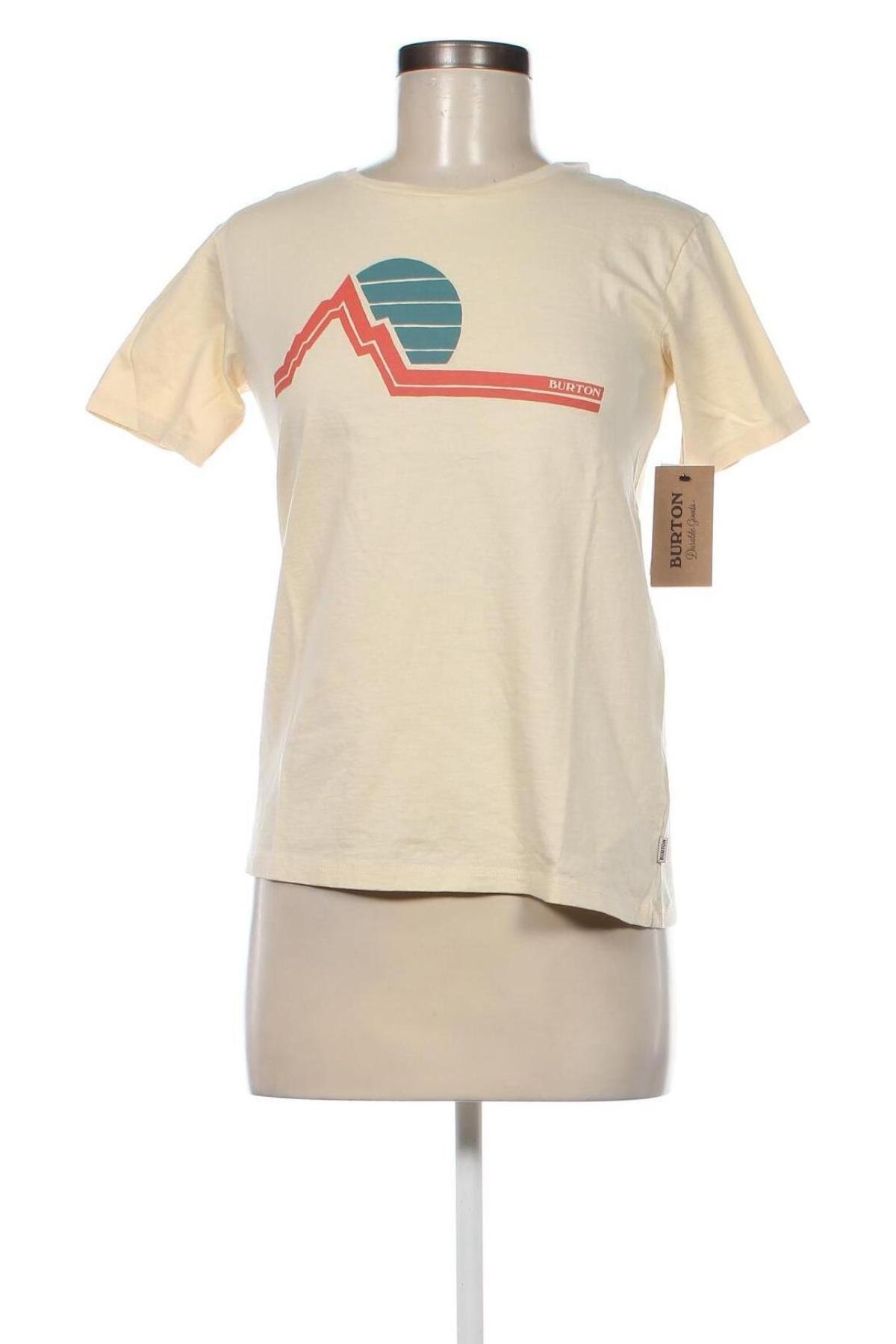 Damen T-Shirt Burton, Größe XS, Farbe Beige, Preis € 18,93
