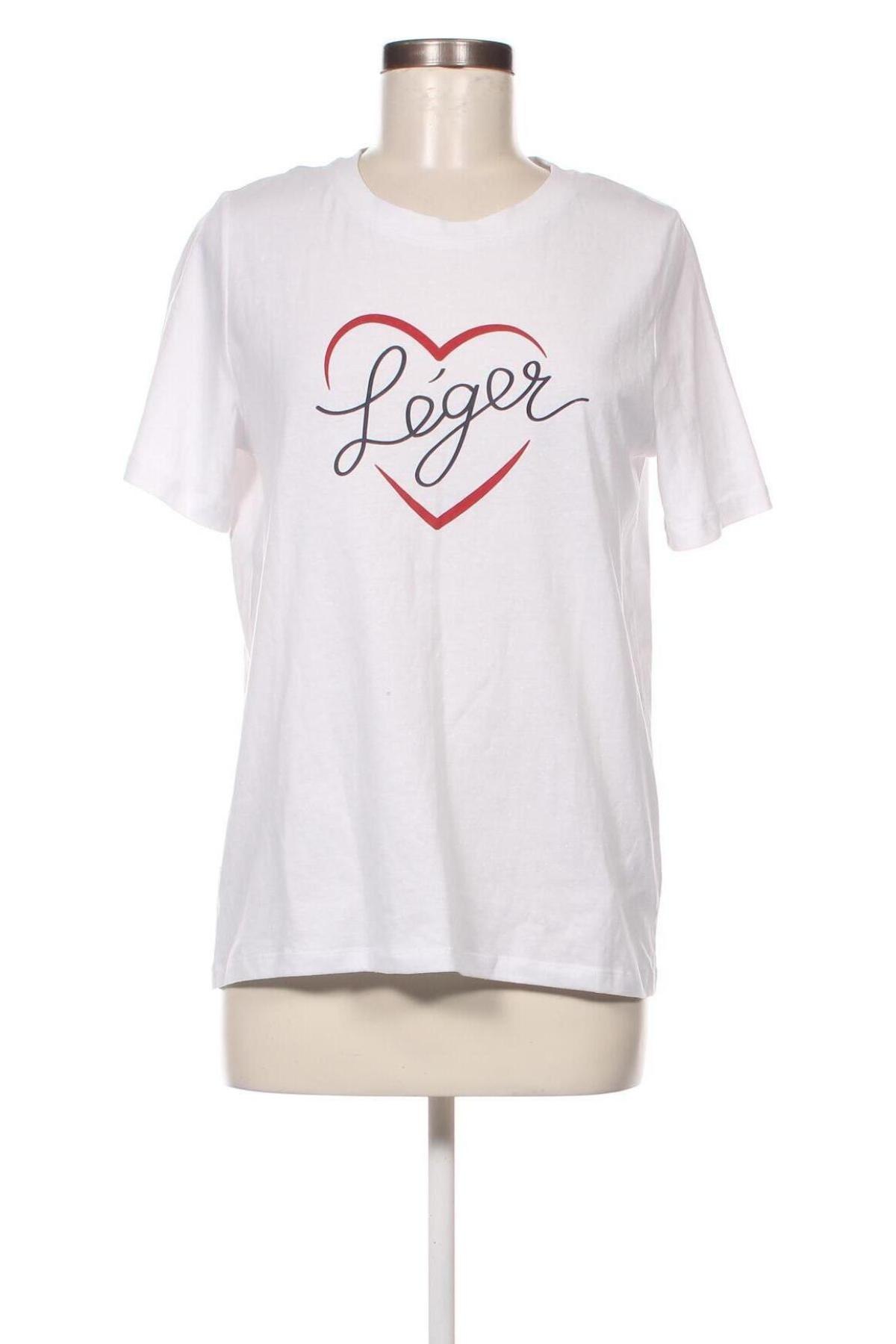 Damen T-Shirt Cyrillus, Größe L, Farbe Weiß, Preis 13,16 €