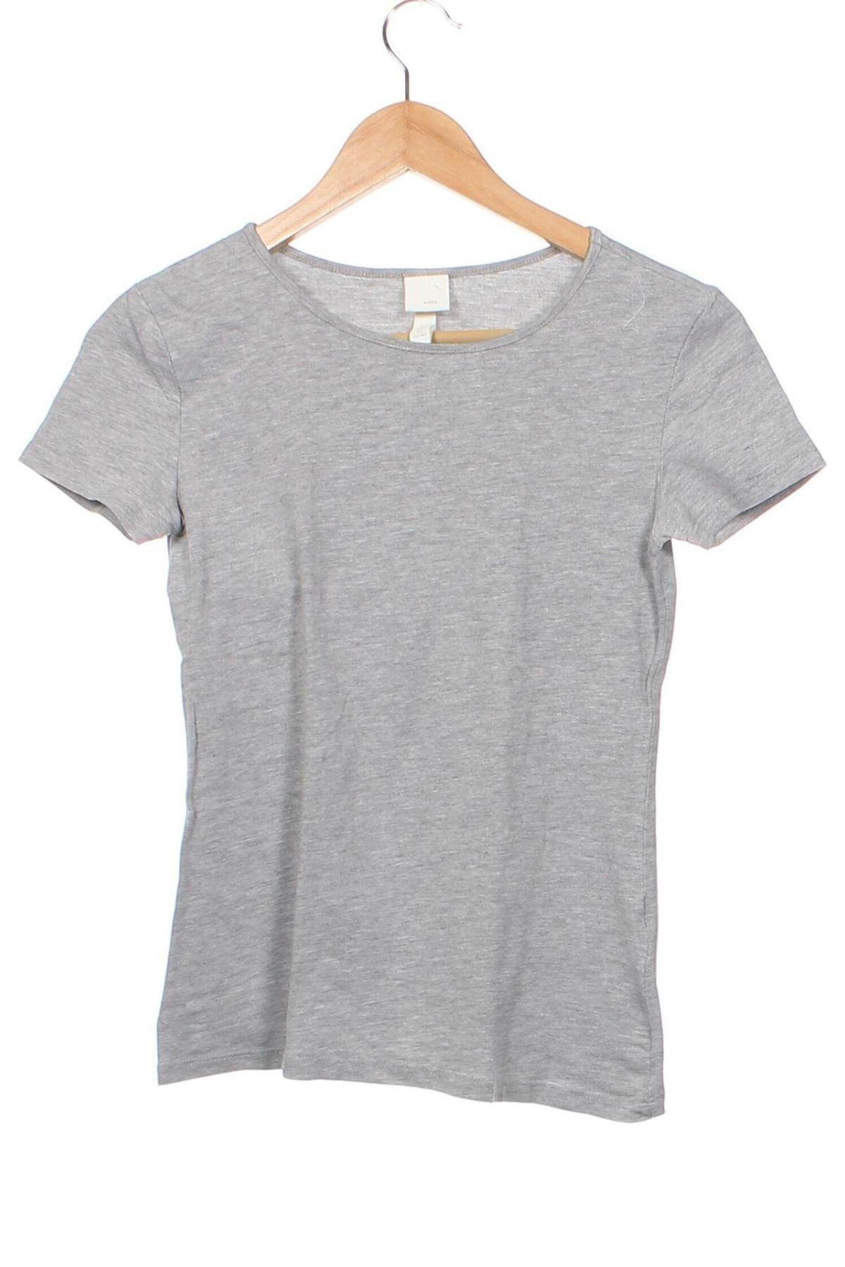 Γυναικείο t-shirt H&M, Μέγεθος S, Χρώμα Γκρί, Τιμή 8,04 €