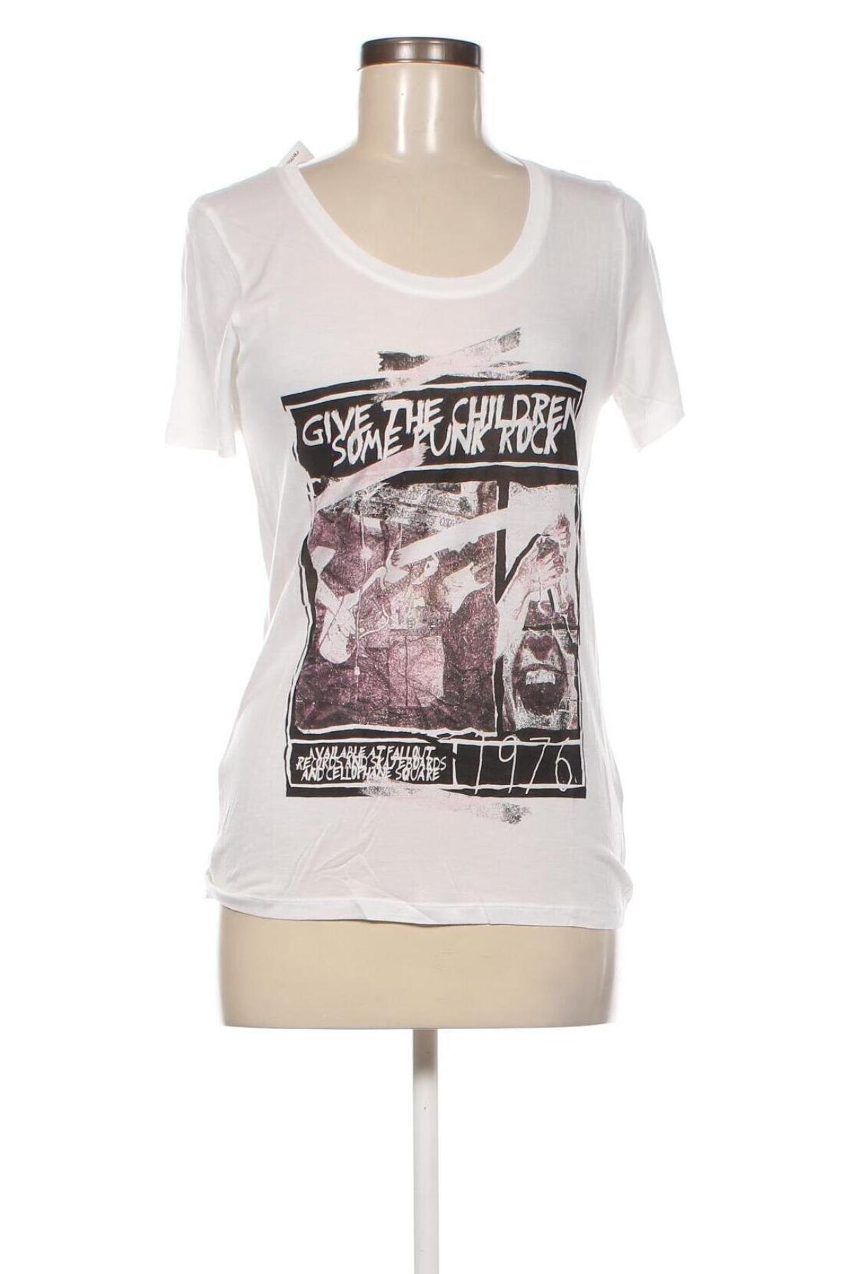 Дамска тениска The Kooples, Размер S, Цвят Бял, Цена 117,00 лв.