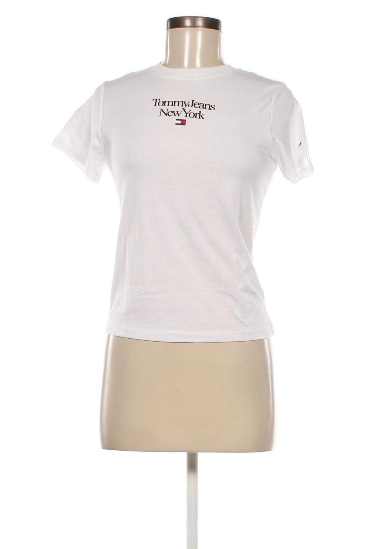 Дамска тениска Tommy Jeans, Размер M, Цвят Бял, Цена 53,04 лв.
