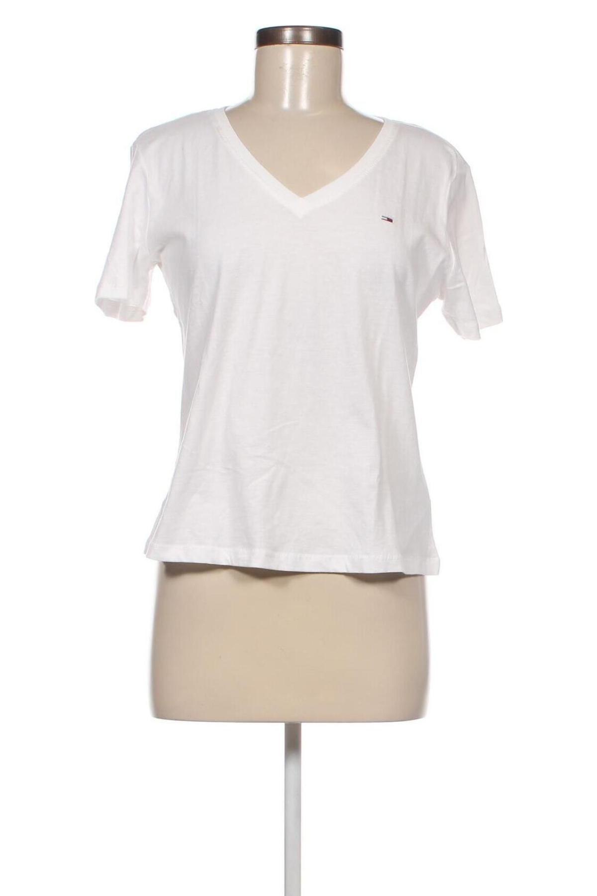 Γυναικείο t-shirt Tommy Jeans, Μέγεθος M, Χρώμα Λευκό, Τιμή 35,05 €