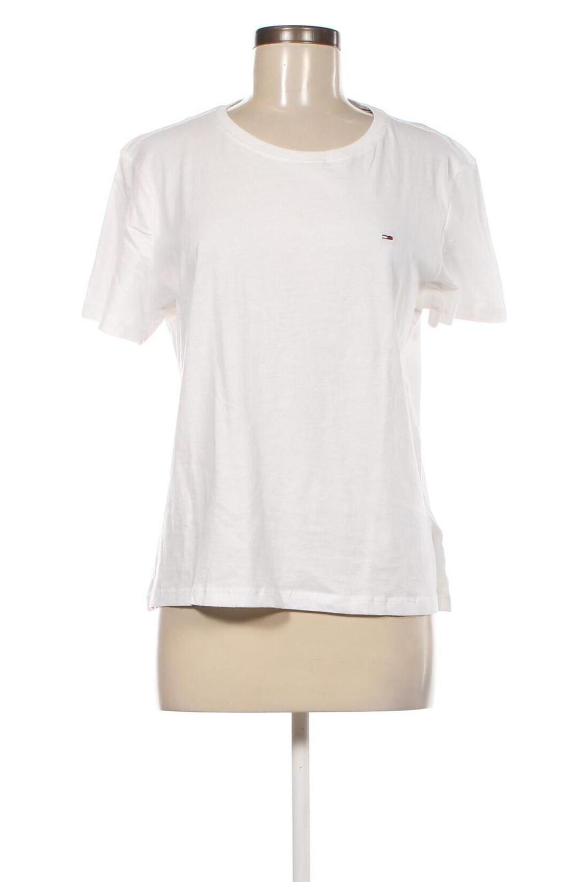 Γυναικείο t-shirt Tommy Jeans, Μέγεθος XL, Χρώμα Λευκό, Τιμή 31,55 €